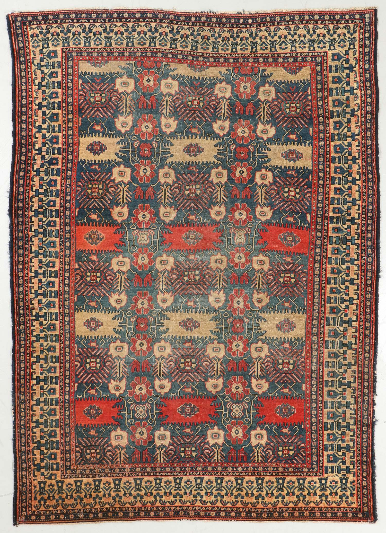 Antique Senneh Rug, Persia: 4'8'' x 6'10" (1 of 5)