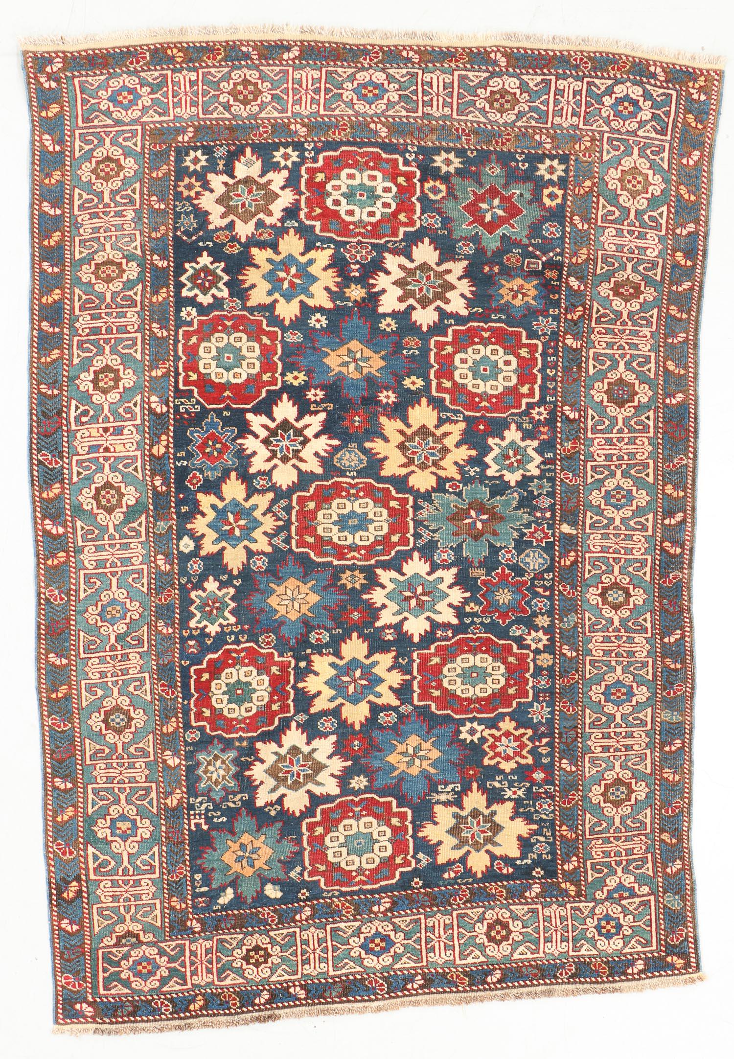 Antique Kuba Rug, Persia: 4'1'' x 5'11'' (1 of 5)