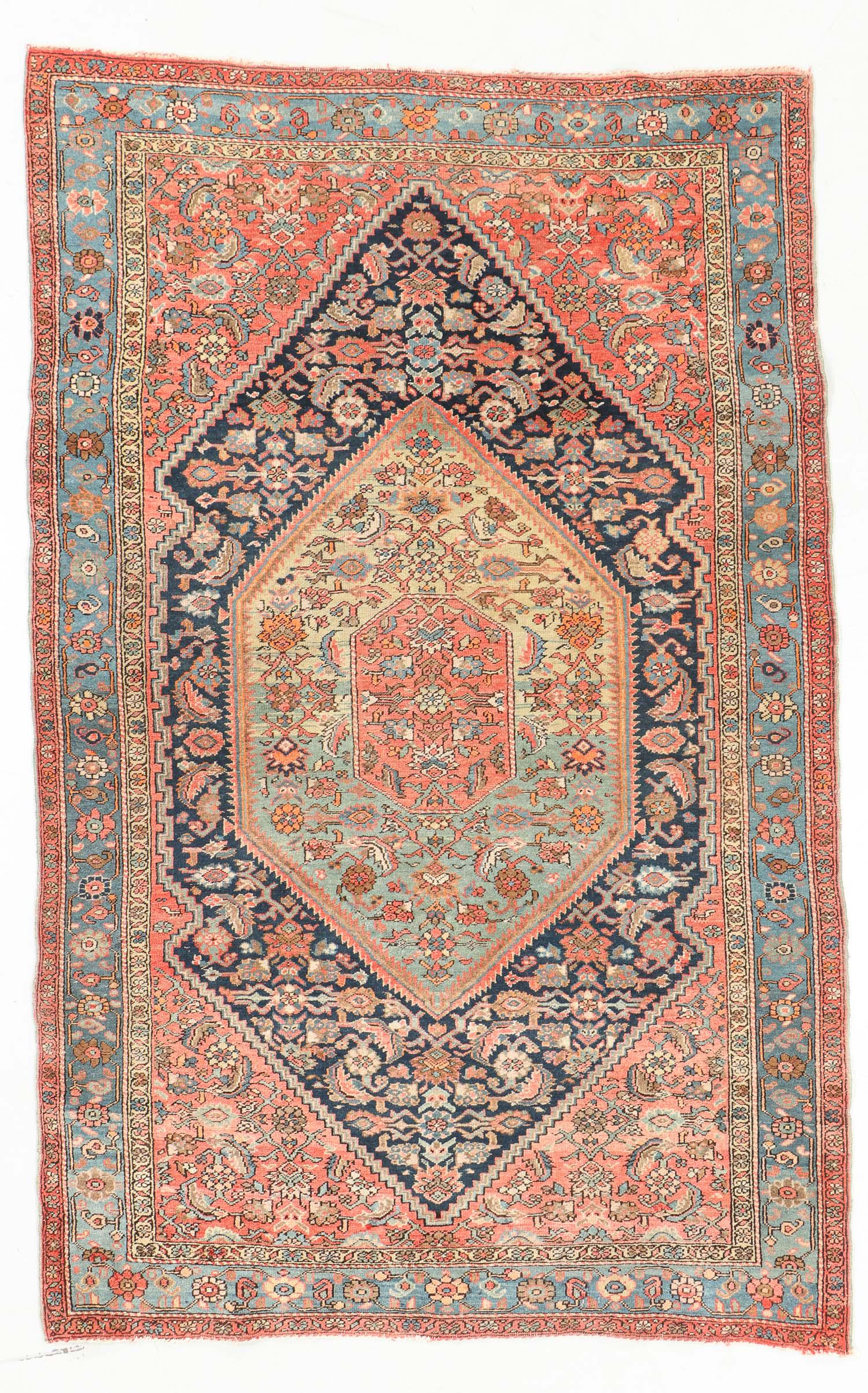 Antique Bidjar Rug, Persia: 4'4'' x 7'1'' (1 of 6)