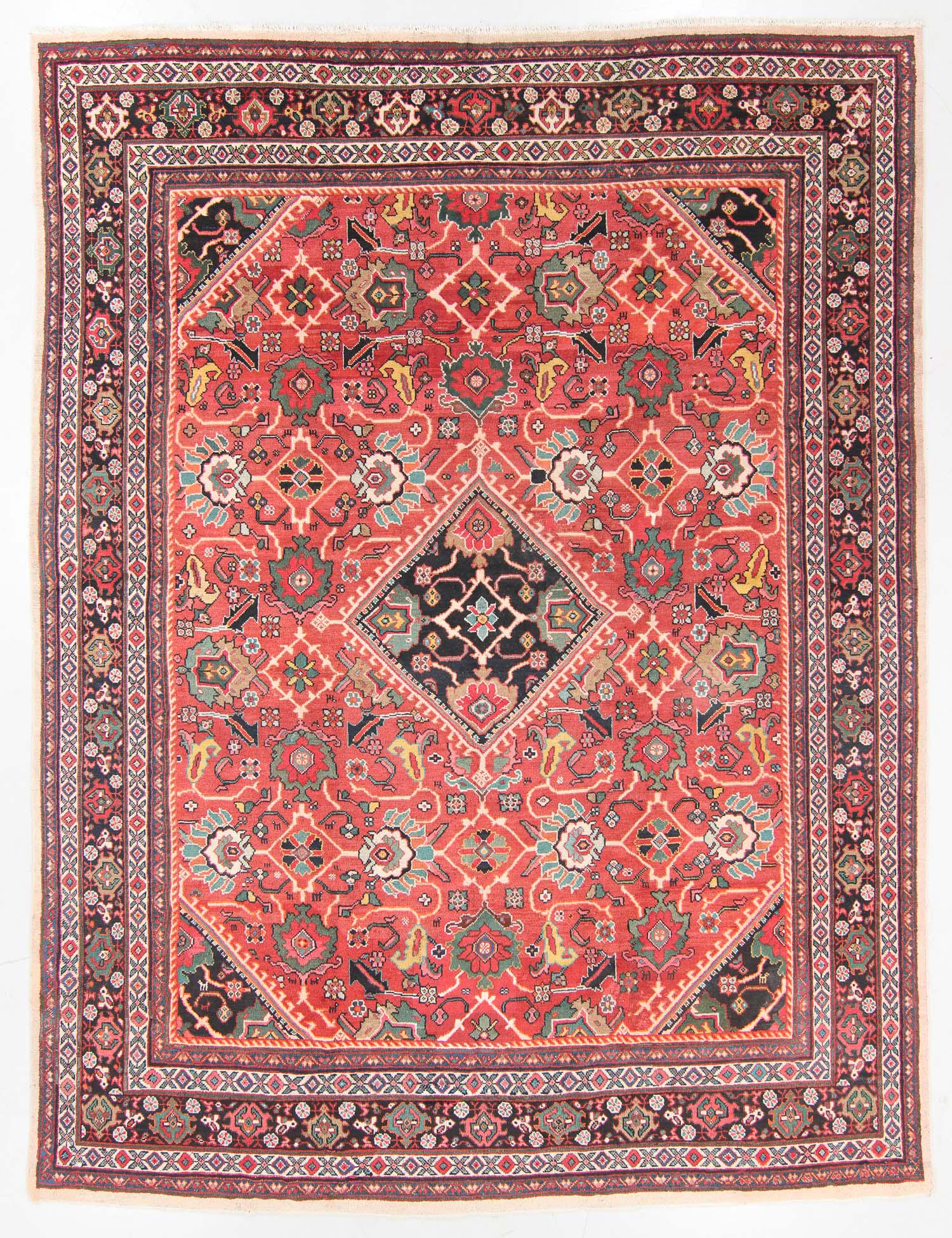 Semi-Antique Mahal Rug, Persia: 10'1'' x 13'7'' (1 of 6)