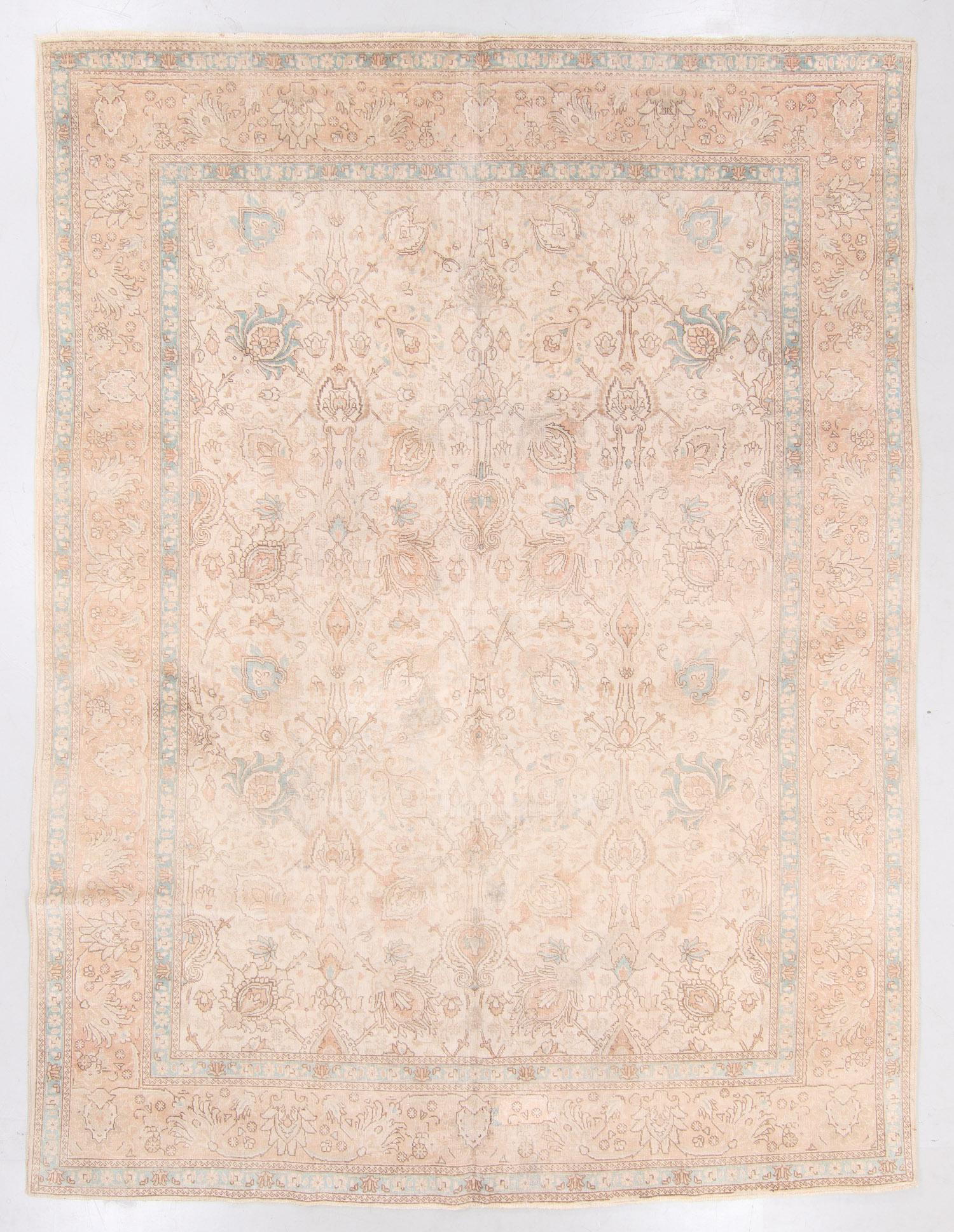 Semi-Antique Tabriz Rug, Persia: 9'10'' x 12'8'' (1 of 6)