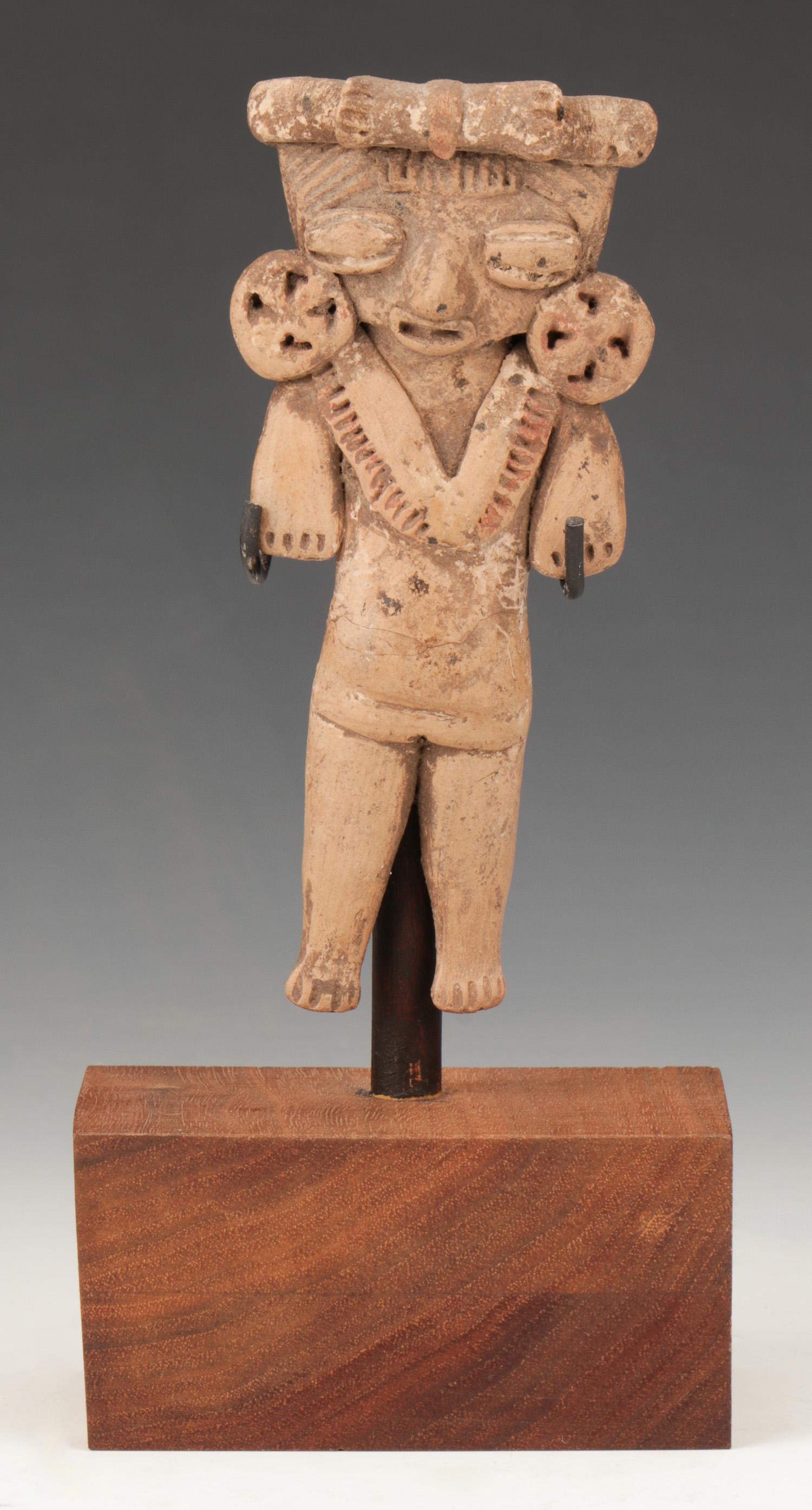 Pre-Columbian Michoacan Pottery Figure, Ht. 4.75" (1 of 7)
