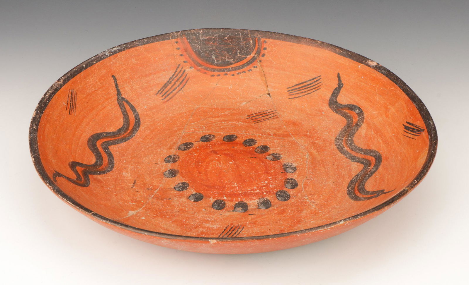 Pre-Columbian Hohokam Pottery Bowl (1 of 2)