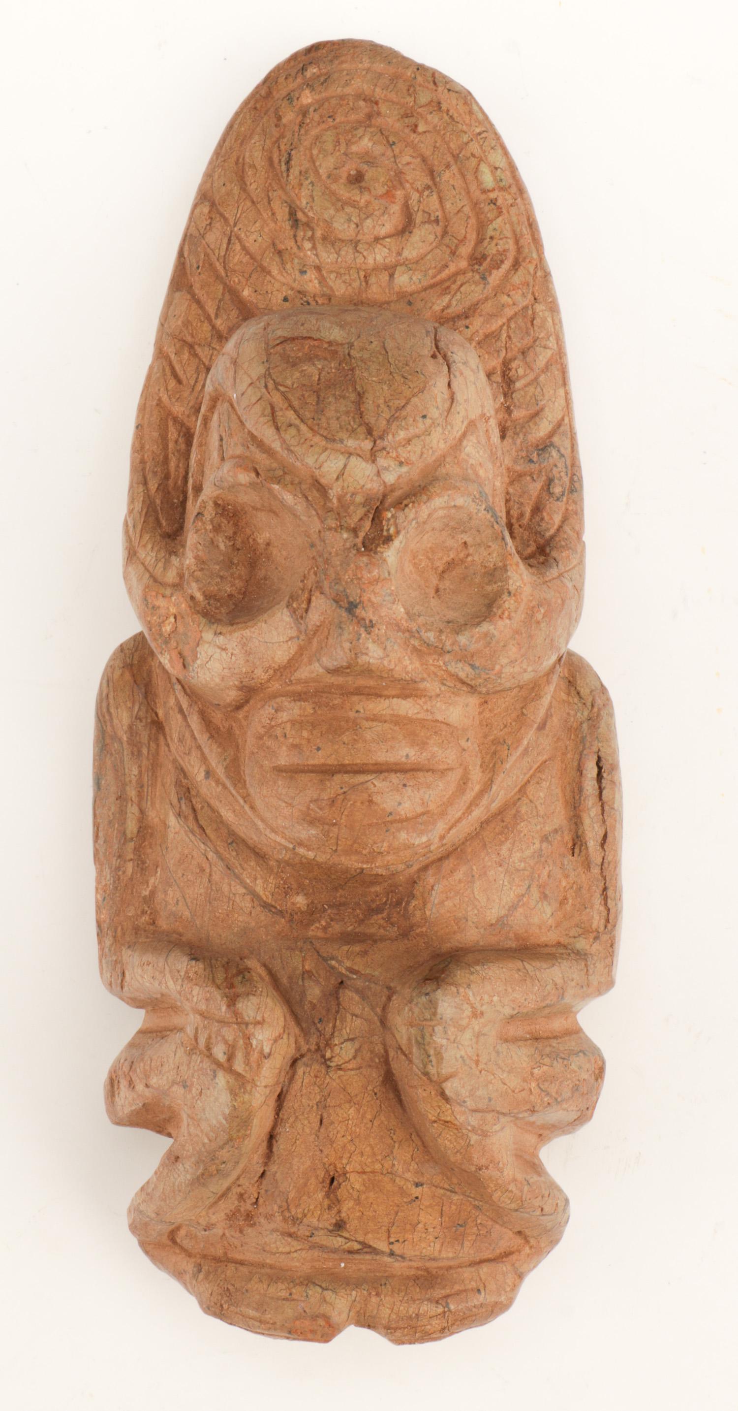Taino (c. 1000-1500 CE) Anthropomorphic Cacique (Chief) (1 of 4)