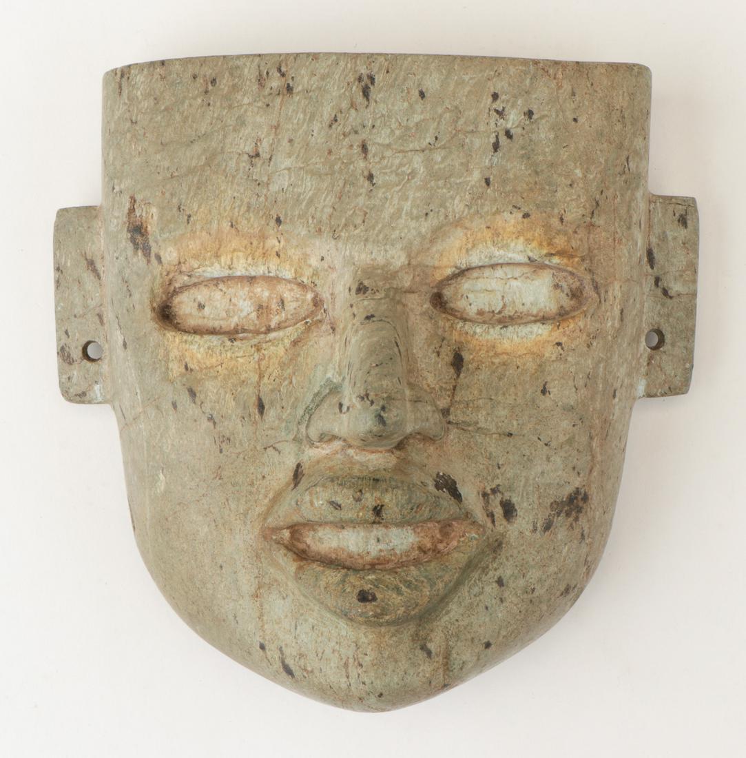 Pre-Columbian Style Carved Stone Mask (1 of 3)