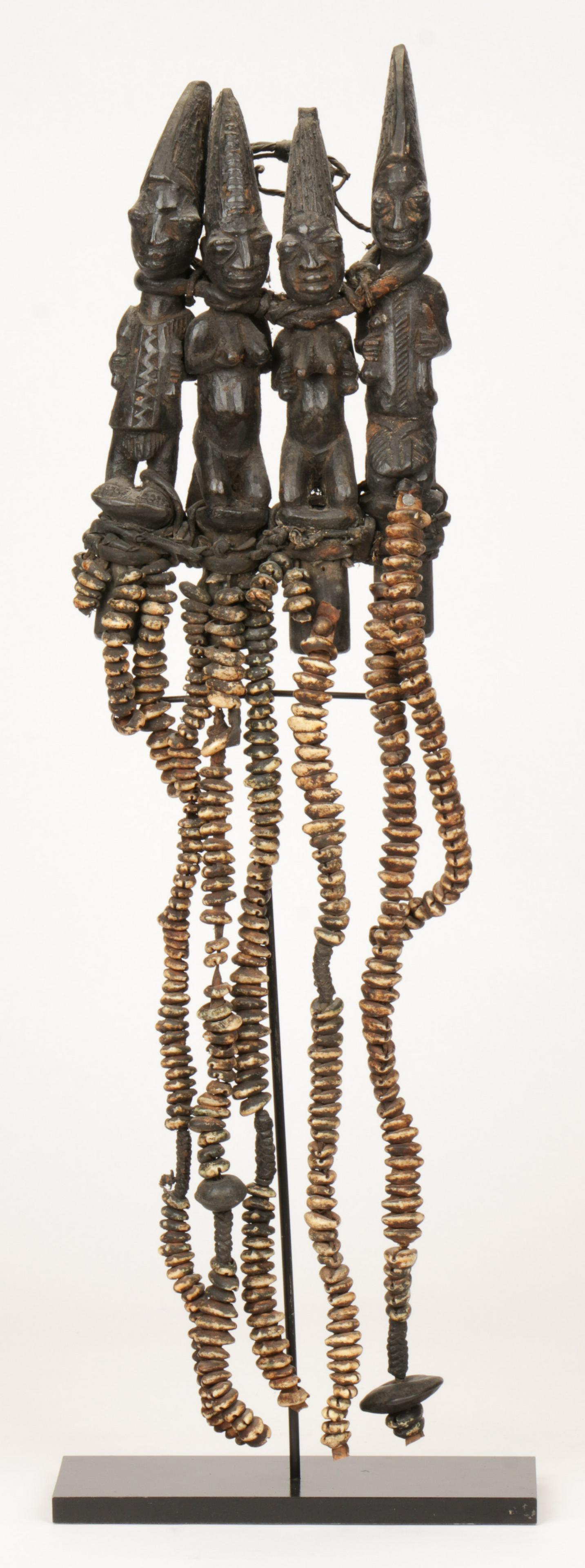 African Yoruba Four Eshu Figural Group, Nigeria (1 of 6)