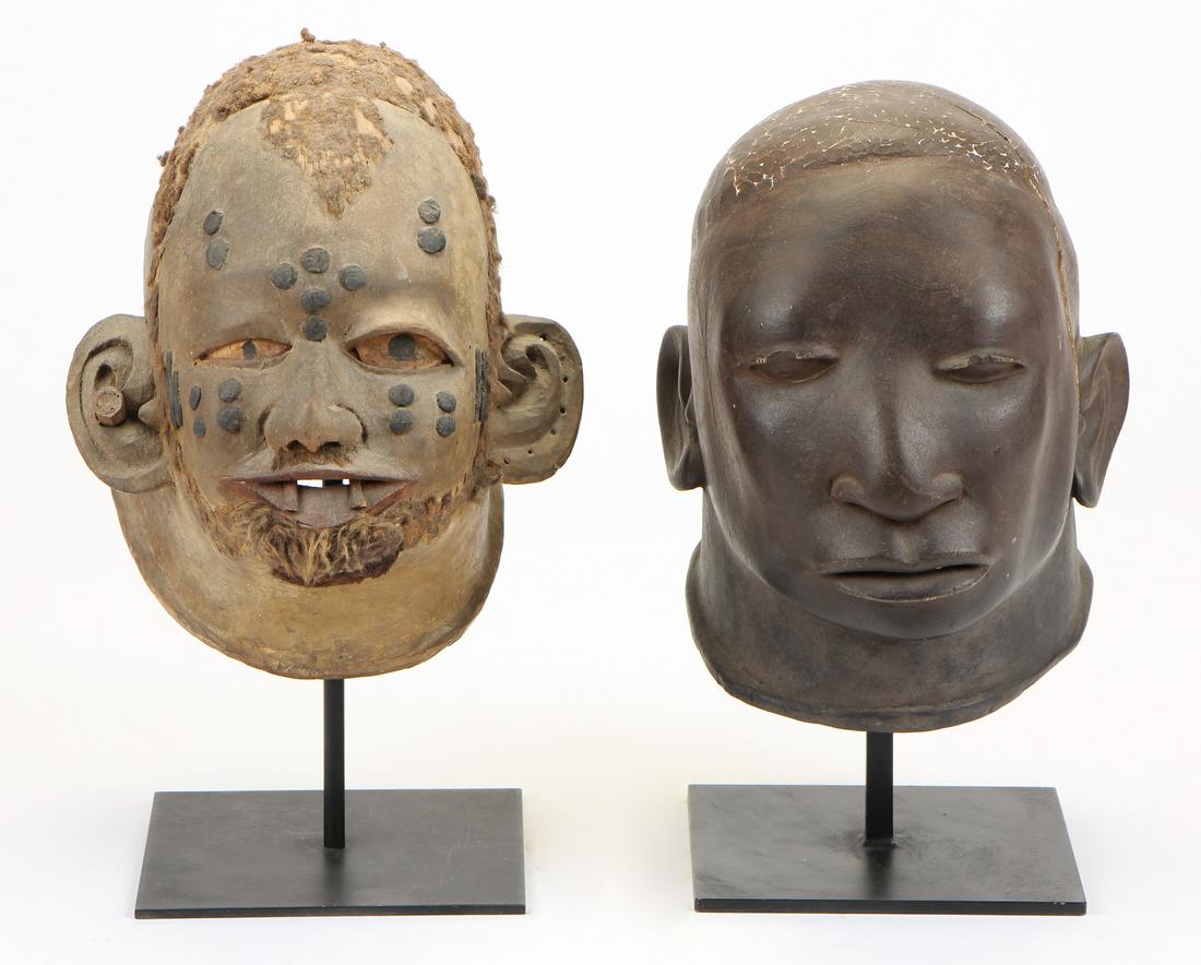 Two African Makonde Helmet Masks (1 of 5)