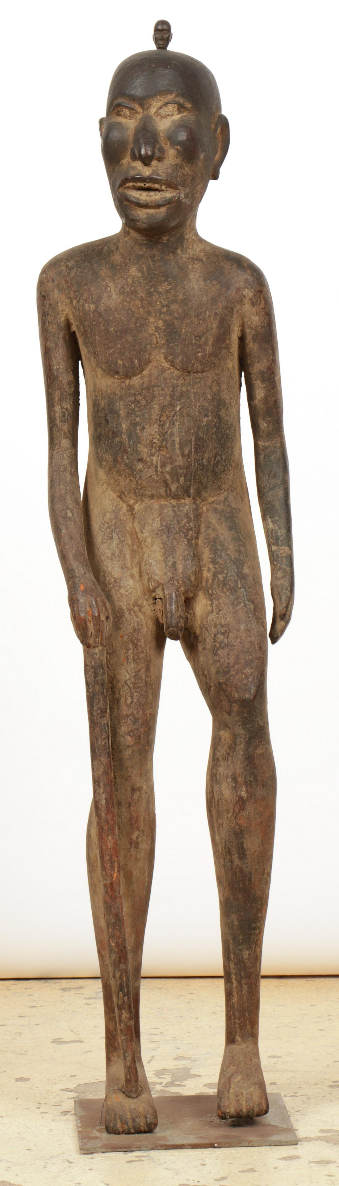 African Chikunda Wood Figure, Ethiopia (Gona), Ht. 52" (1 of 5)