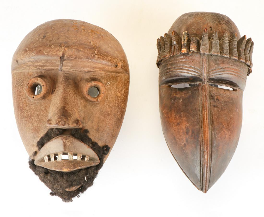 African Dan Beaked Mask and Dan/Guerre Mask (1 of 6)