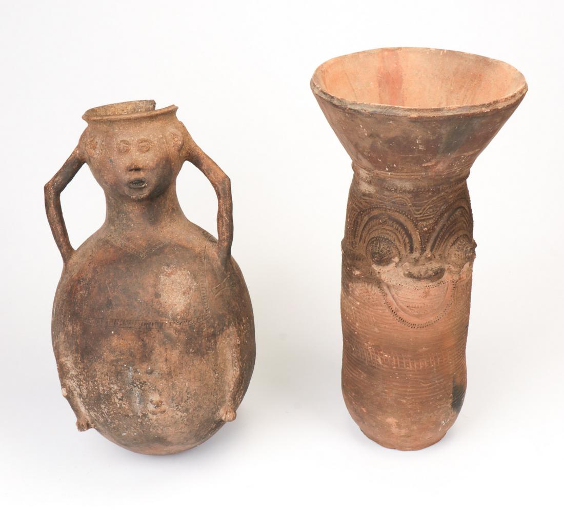 African Nupe and Koro Terracotta Vessels (1 of 3)