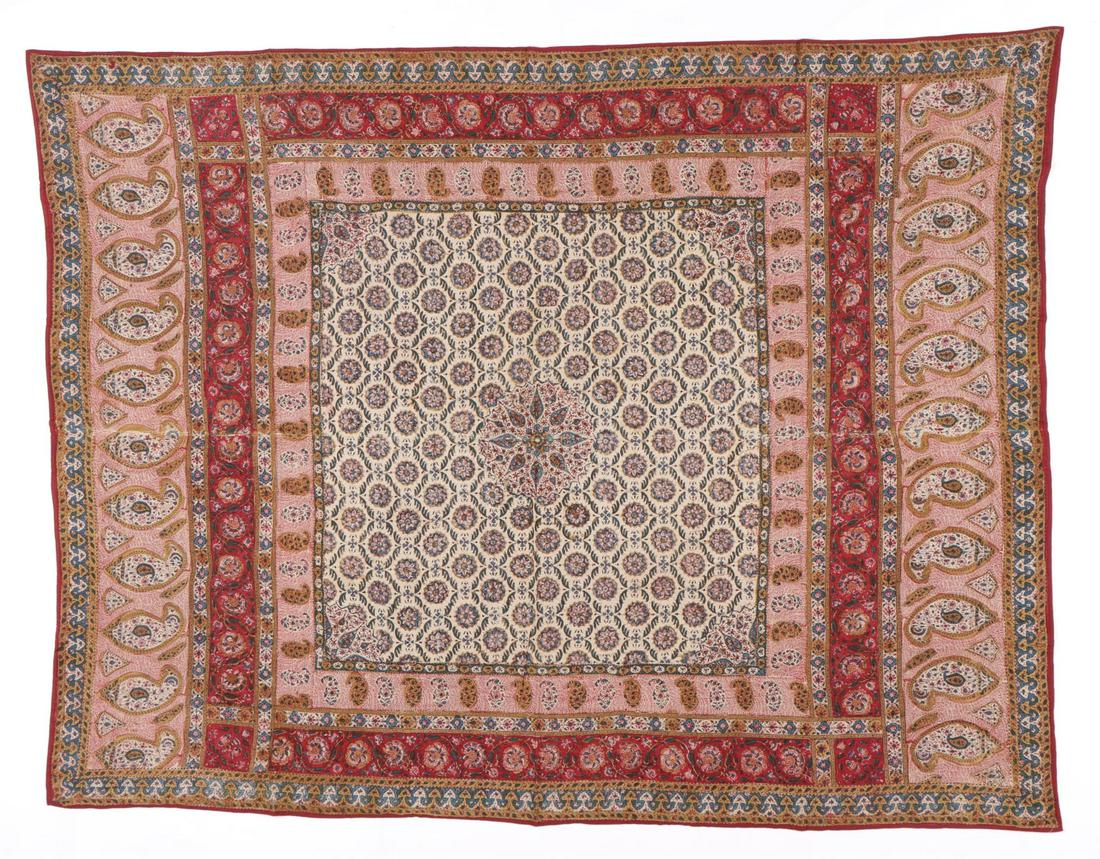 Blanket or Bedcover, India, Late 19th C. (1 of 5)