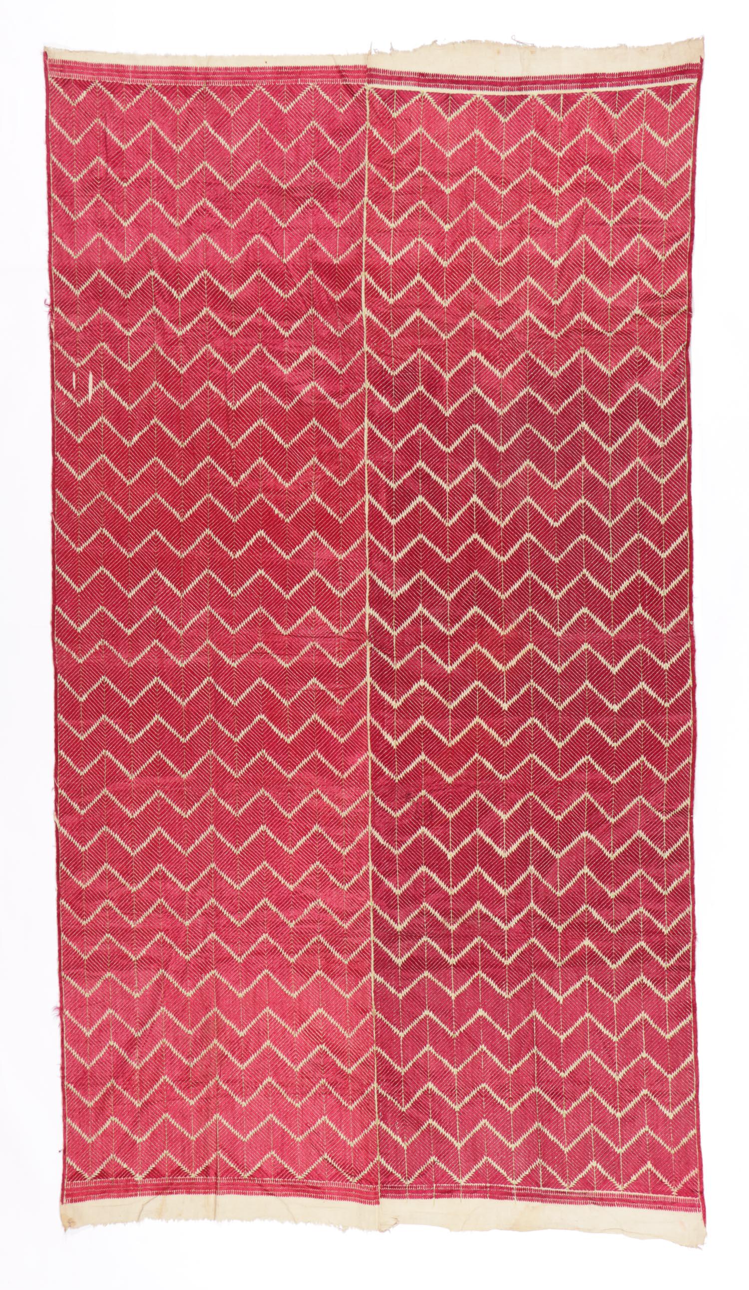 Phulkari Head Cloth, India, Late 19th C. (1 of 5)