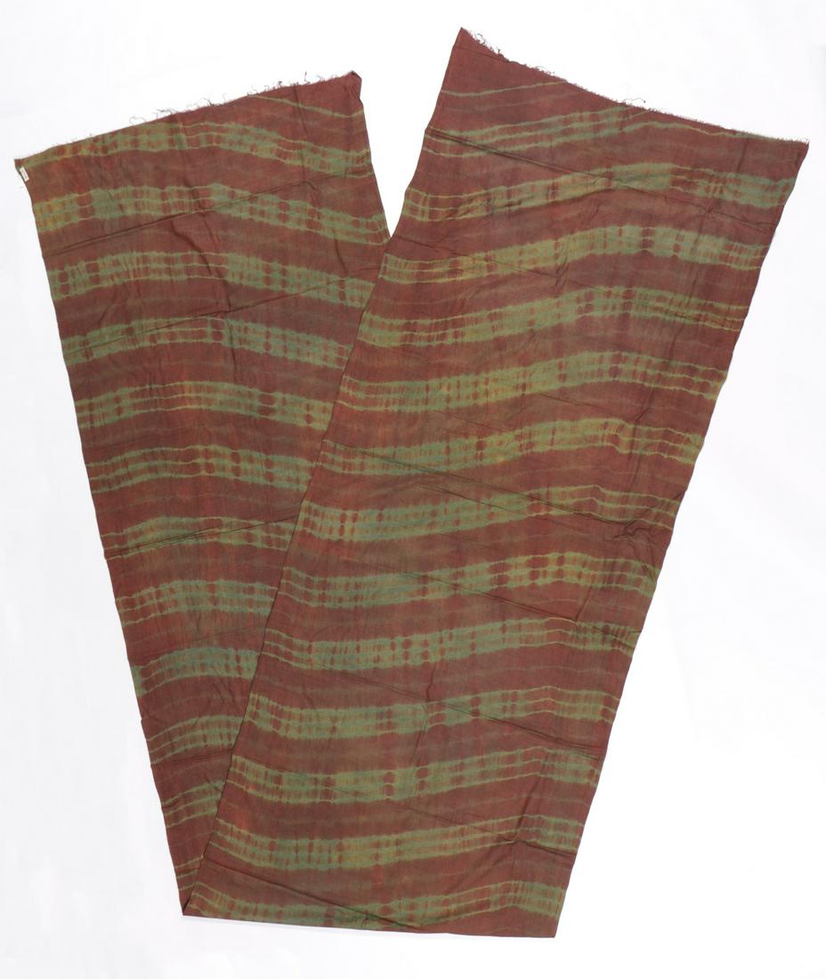 Old Indian Silk Sari with Leheria Patterning (1 of 5)