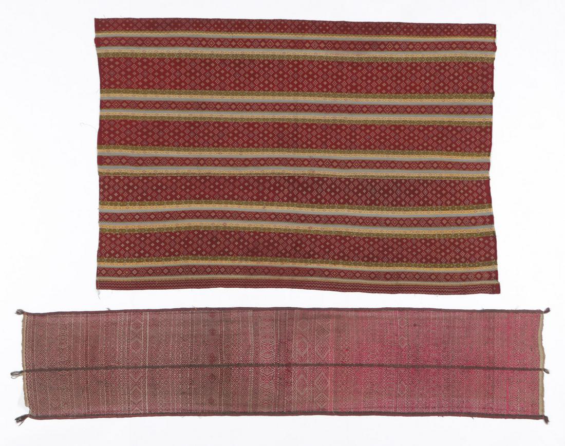 2 Antique Chin Textiles, Myanmar (1 of 4)