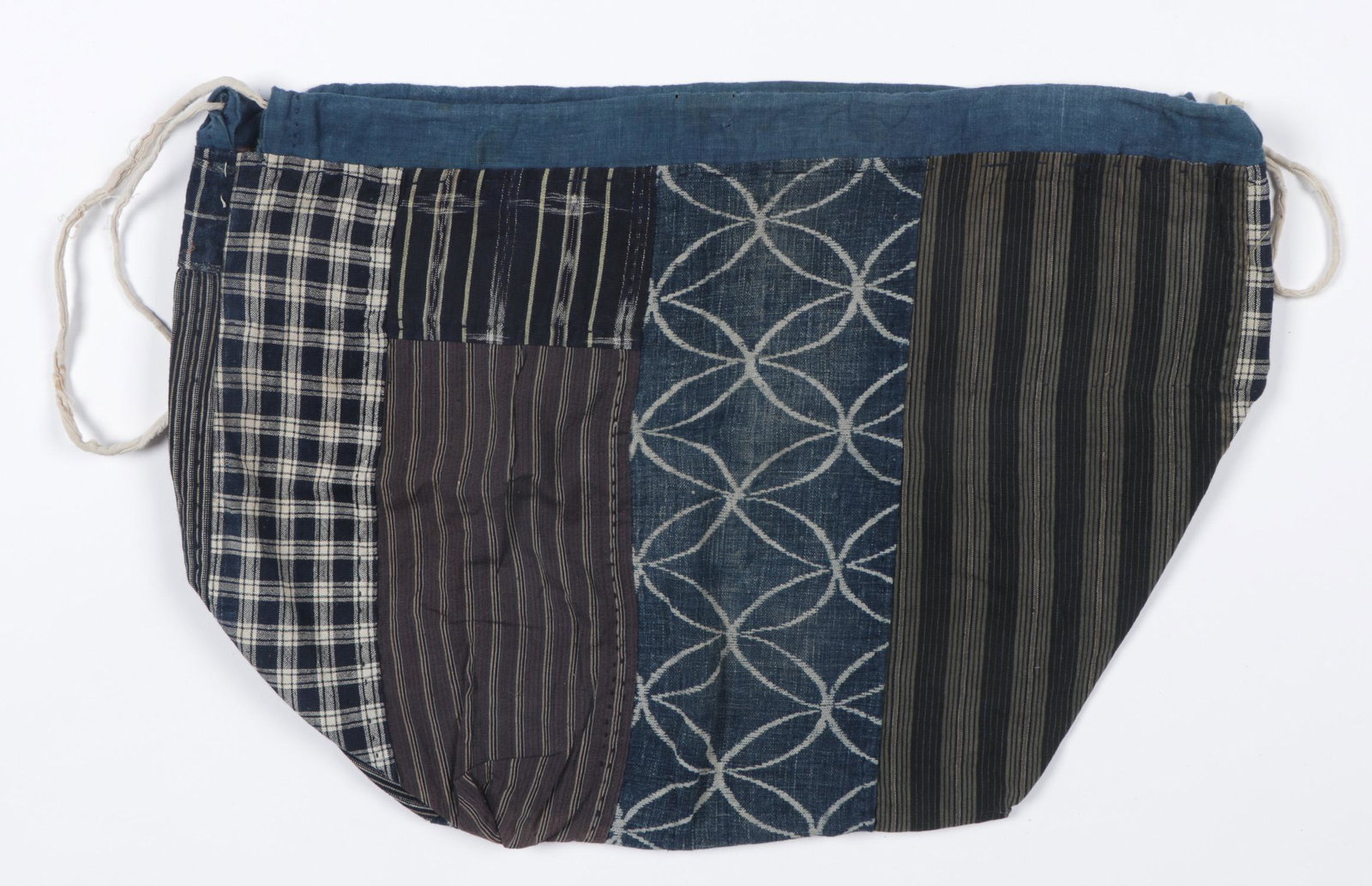 Kome-bukuro Bag, Meiji Period, Japanese textile (1 of 3)