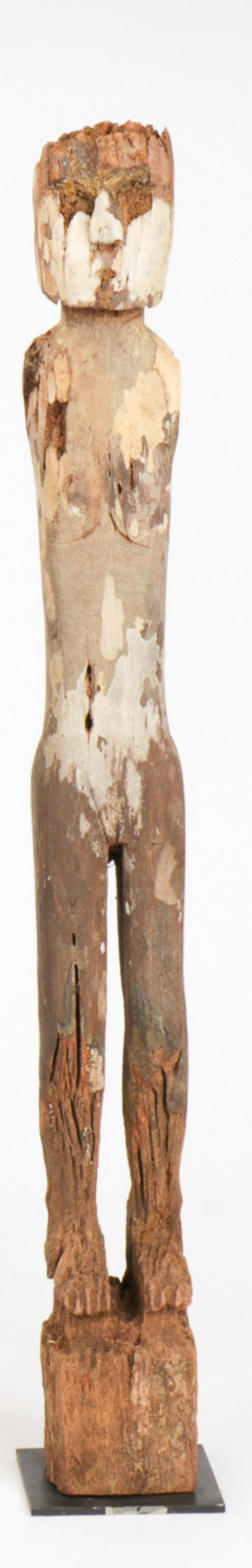 Indonesian Dayak Hampatong, Borneo: Indonesian Dayak Hampatong, Borneo. Carved wood. Provenance: Collection of Allan Stone, New York. Size: 41.5'' x 4.5'' x 4'' (105 x 11 x 10 cm). Please Note: There Are No Hidden or Confidential Reserv