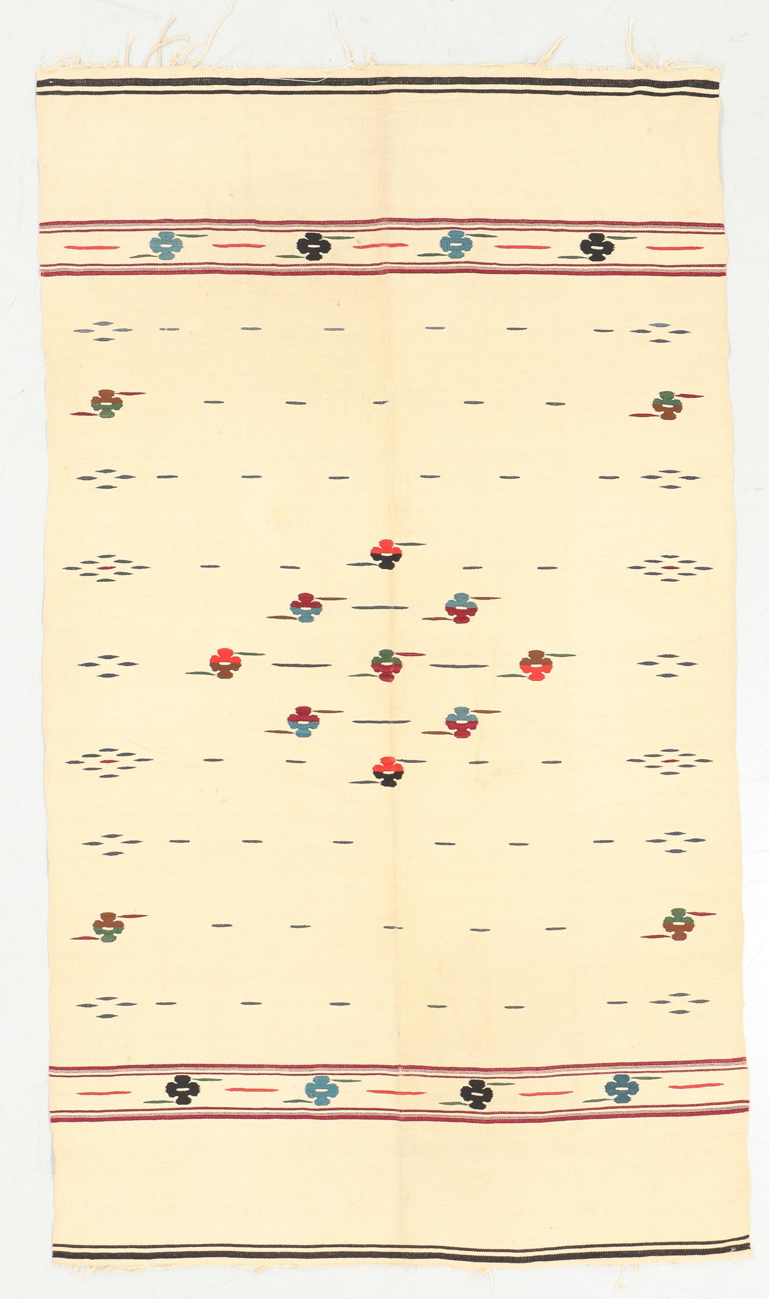 Mexican Saltillo Tapestry, Early 20th C., 3'7'' x 6'2'' (1 of 6)