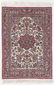 Fine Silk Foundation Isfahan Rug, Persia: 3'8'' x 5'4''