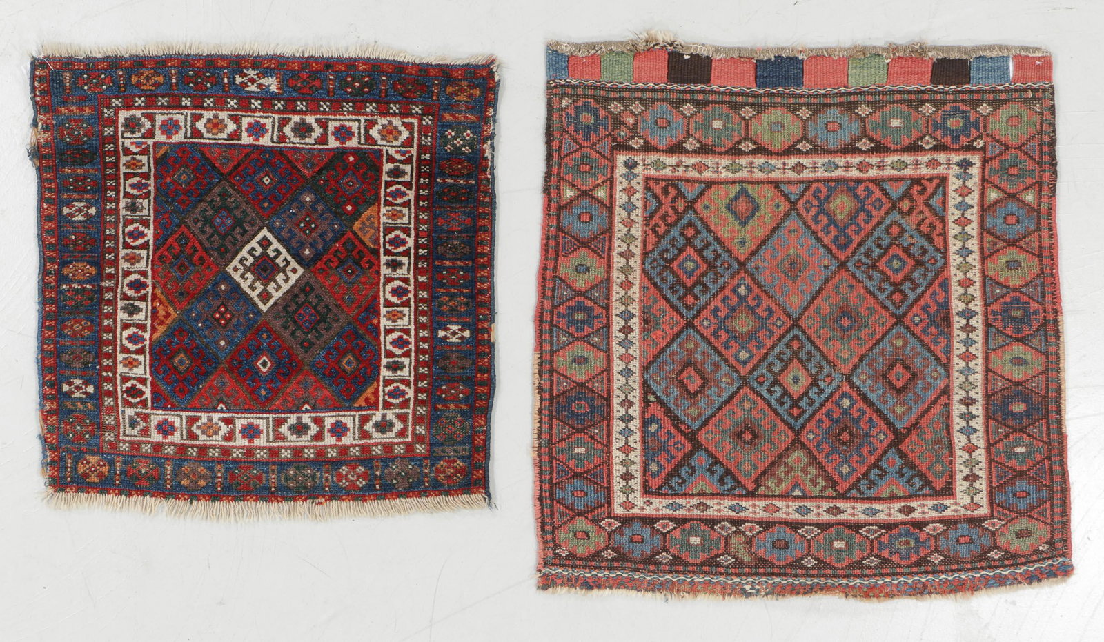 Two Jaffe Kurd Rugs, West Persia, Late 19th C. (1 of 6)