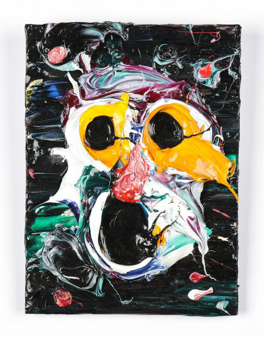 Richard Heinsohn (American, b. 1961): Richard Heinsohn (American, b. 1961) Untitled. Acrylic on board. Unframed. Provenance: Collection of Allan Stone, New York. Size: 15'' x 11'' (38 x 28 cm).RICHARD HEINSOHN received a BFA from the Univ