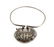 Han Chinese Silver Pendant and Neck Ring, 19th c.