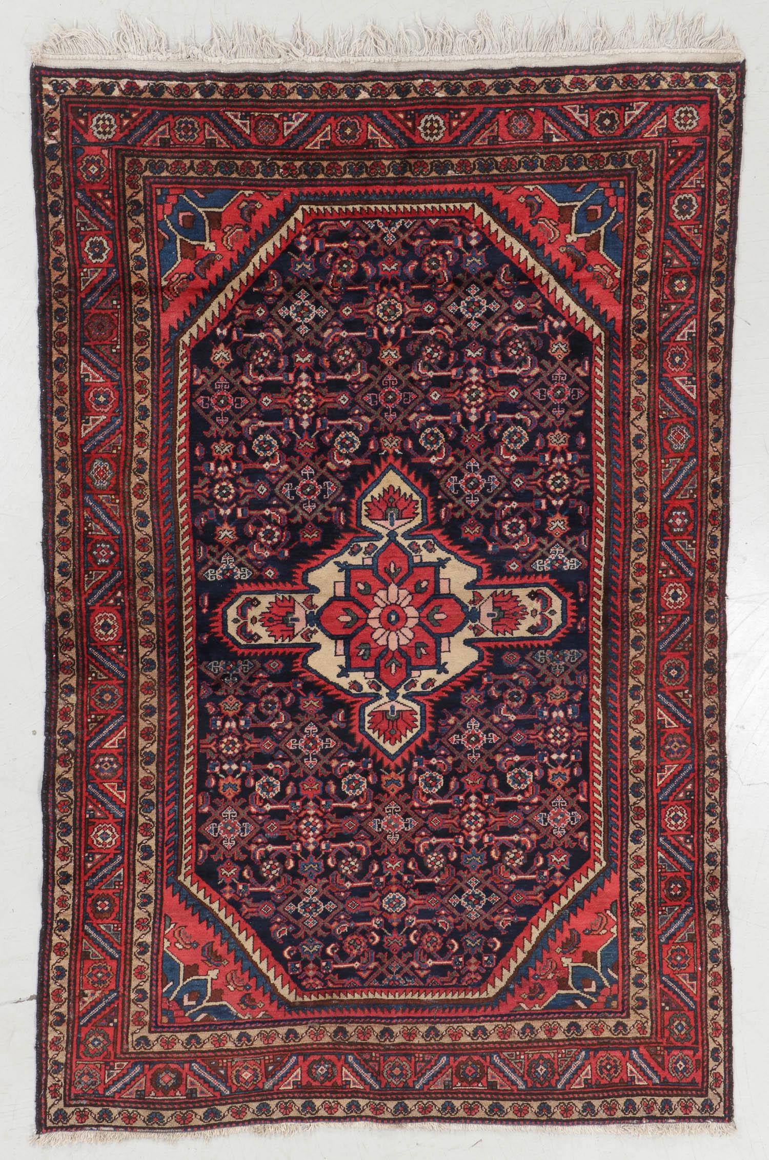 Hamadan Rug, Persia, Early/Mid 20th C., 4'5'' x 6'11'' (1 of 5)