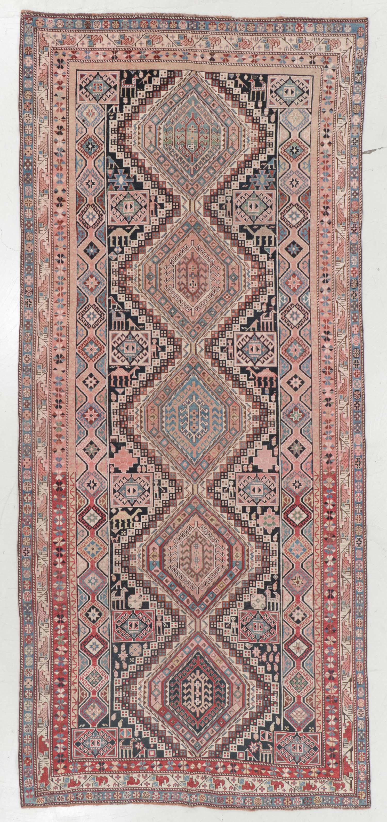 Shirvan Rug, Caucasus, Circa 1900, 5'2'' x 11'8'' (1 of 5)