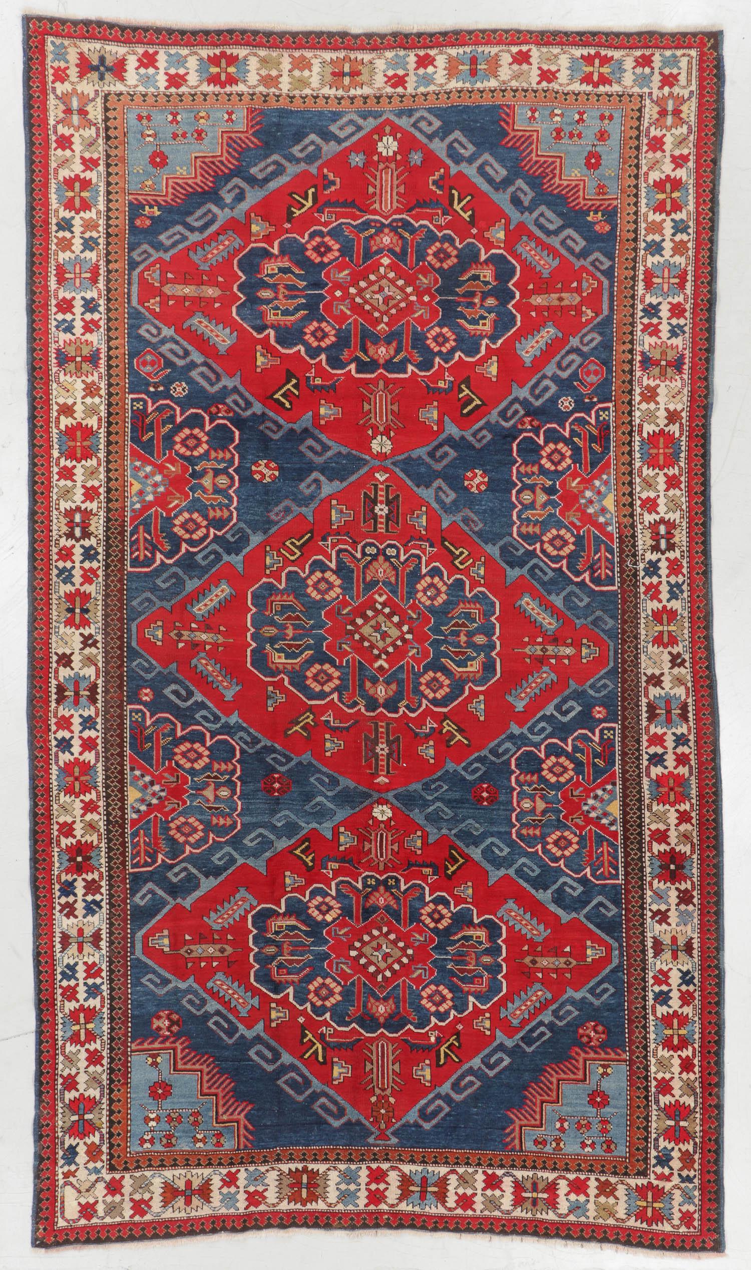 Large Shirvan Rug, Caucasus, Early 20th C., 6'2'' x (1 of 5)