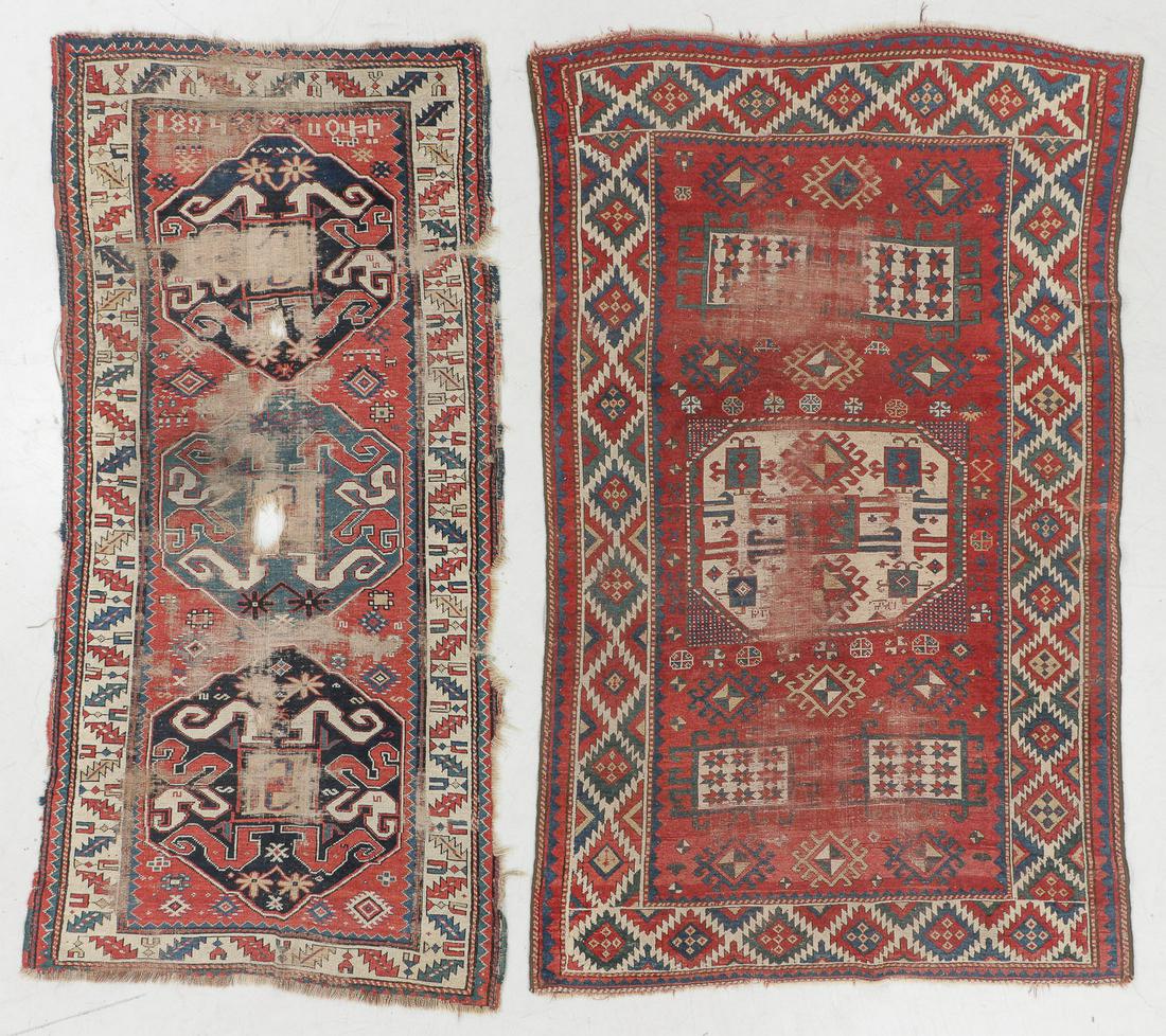 Two 19th C. Kazak Rugs (1 of 5)