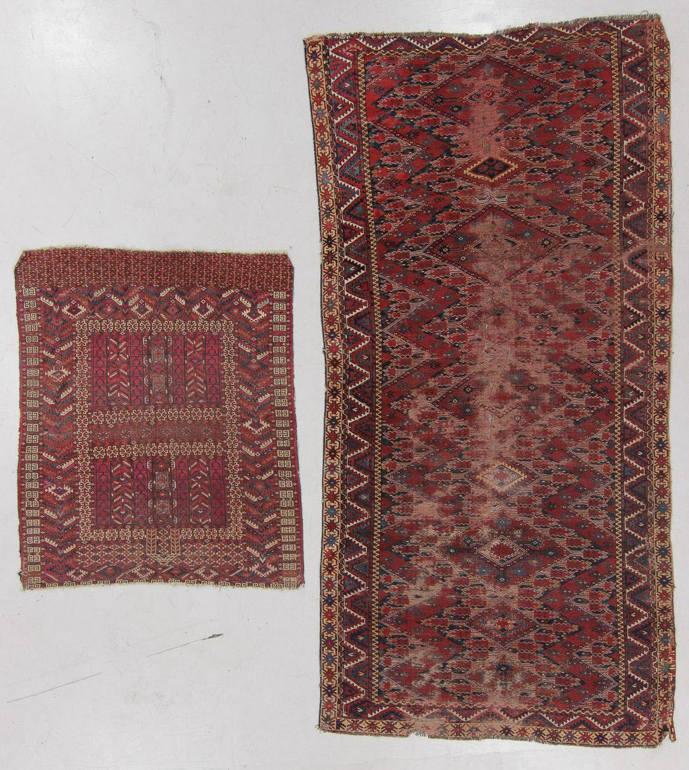Two 19th C. Turkmen Rugs (1 of 5)