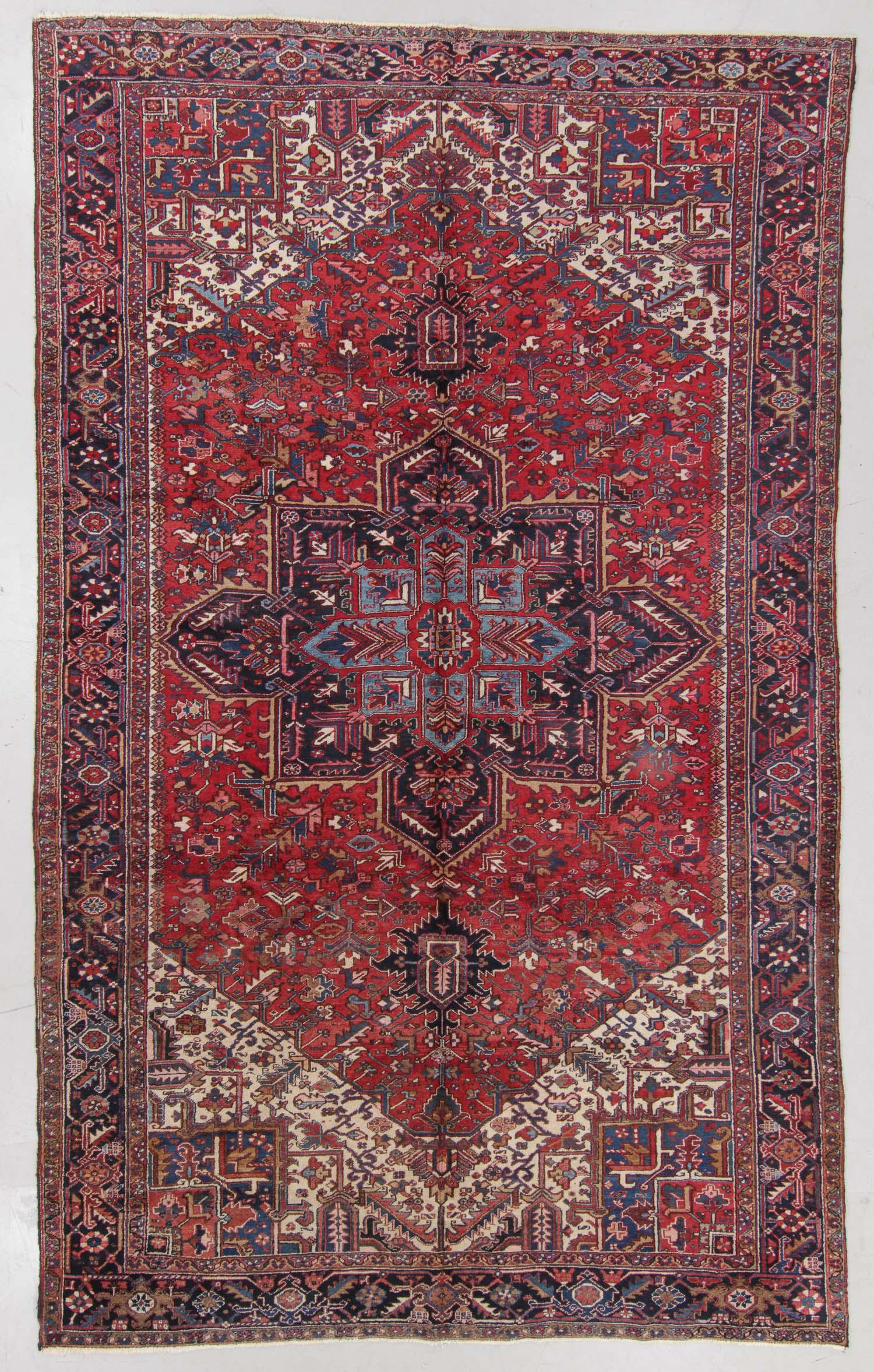 Heriz Rug, Persia, Circa 1920, 9'3'' x 15'2'' (1 of 4)
