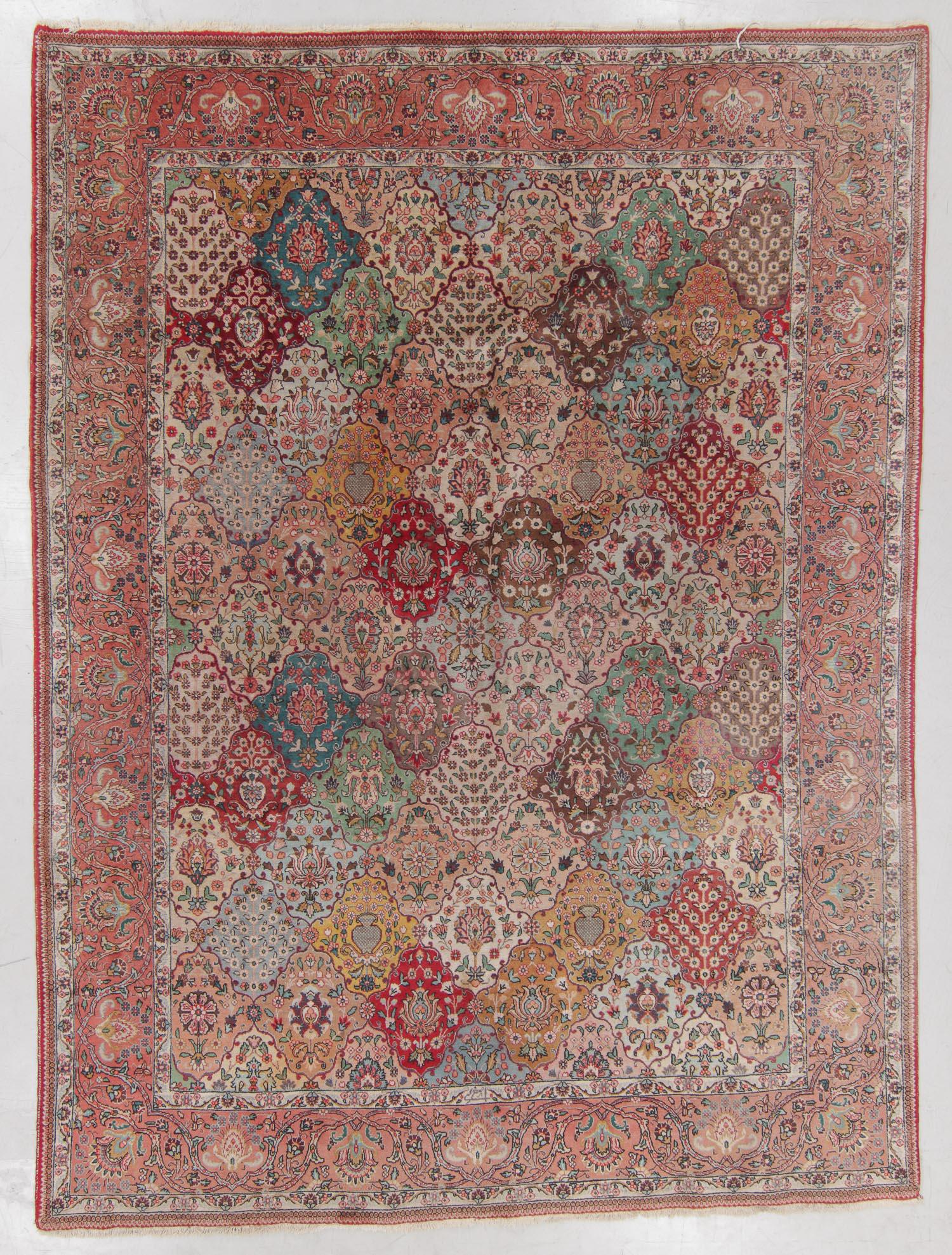 Tabriz Rug, Persia, Mid 20th C., 9'4'' x 12'3'' (1 of 5)