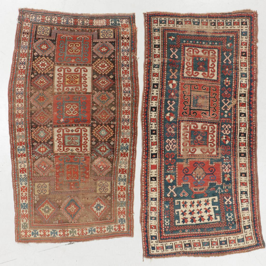 2 19th C. Kazak Rugs, Caucasus (1 of 7)