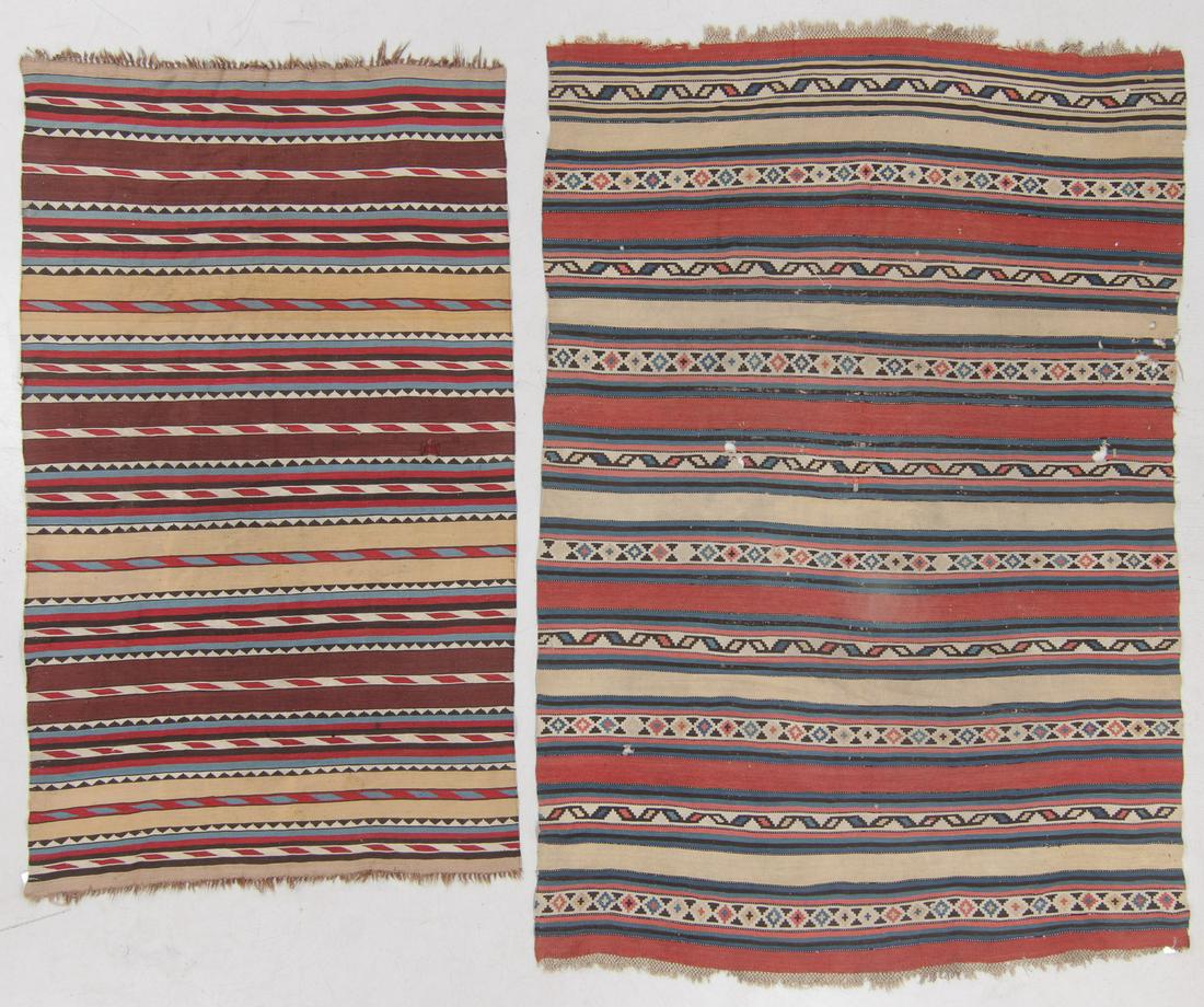 2 Shirvan Kilims, Caucasus, Late 19th C. (1 of 4)