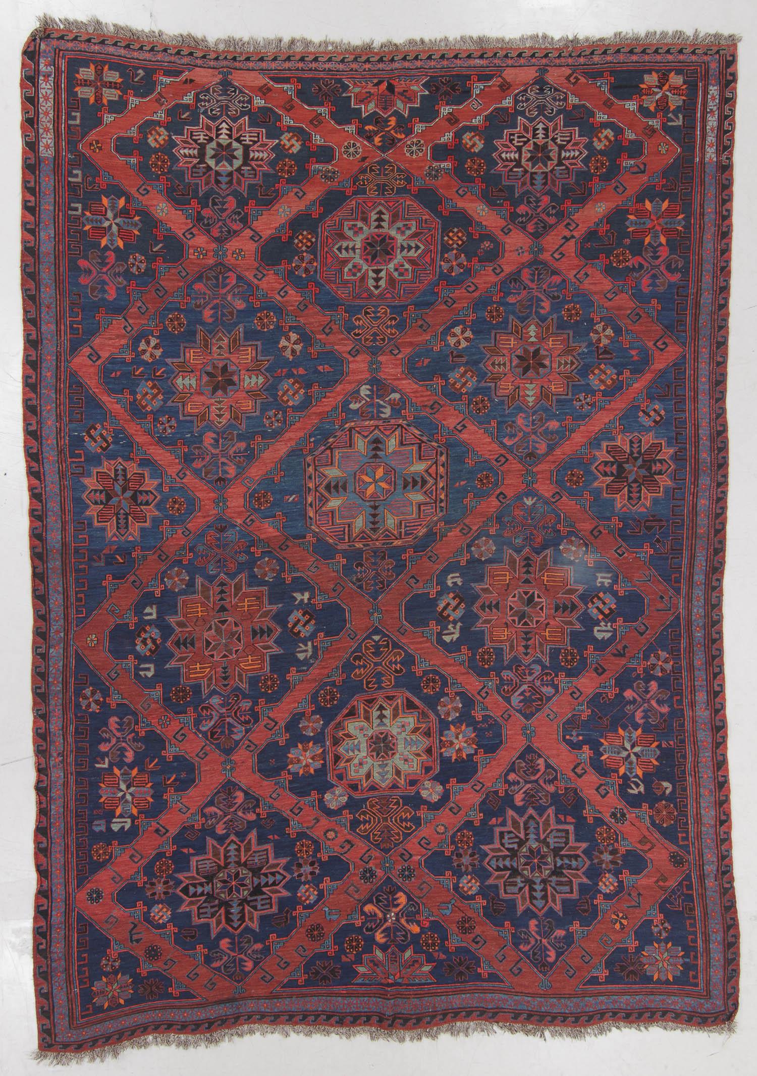Sumak Rug, Caucasus, Circa 1920, 9'1'' x 12'10'' (1 of 5)