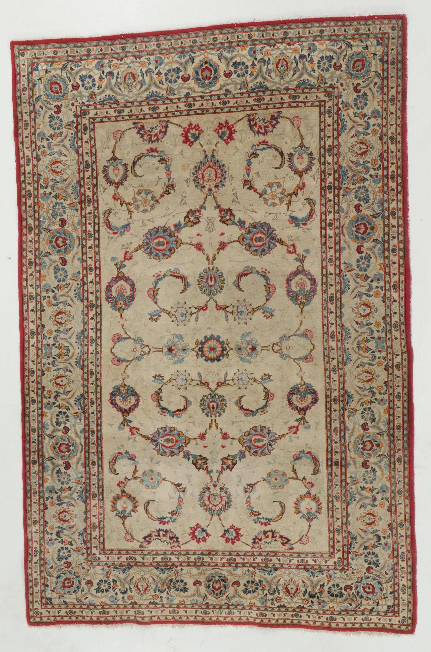 Kashan Rug, Persia, Early/Mid 20th C., 6'2'' x 9'4'' (1 of 6)