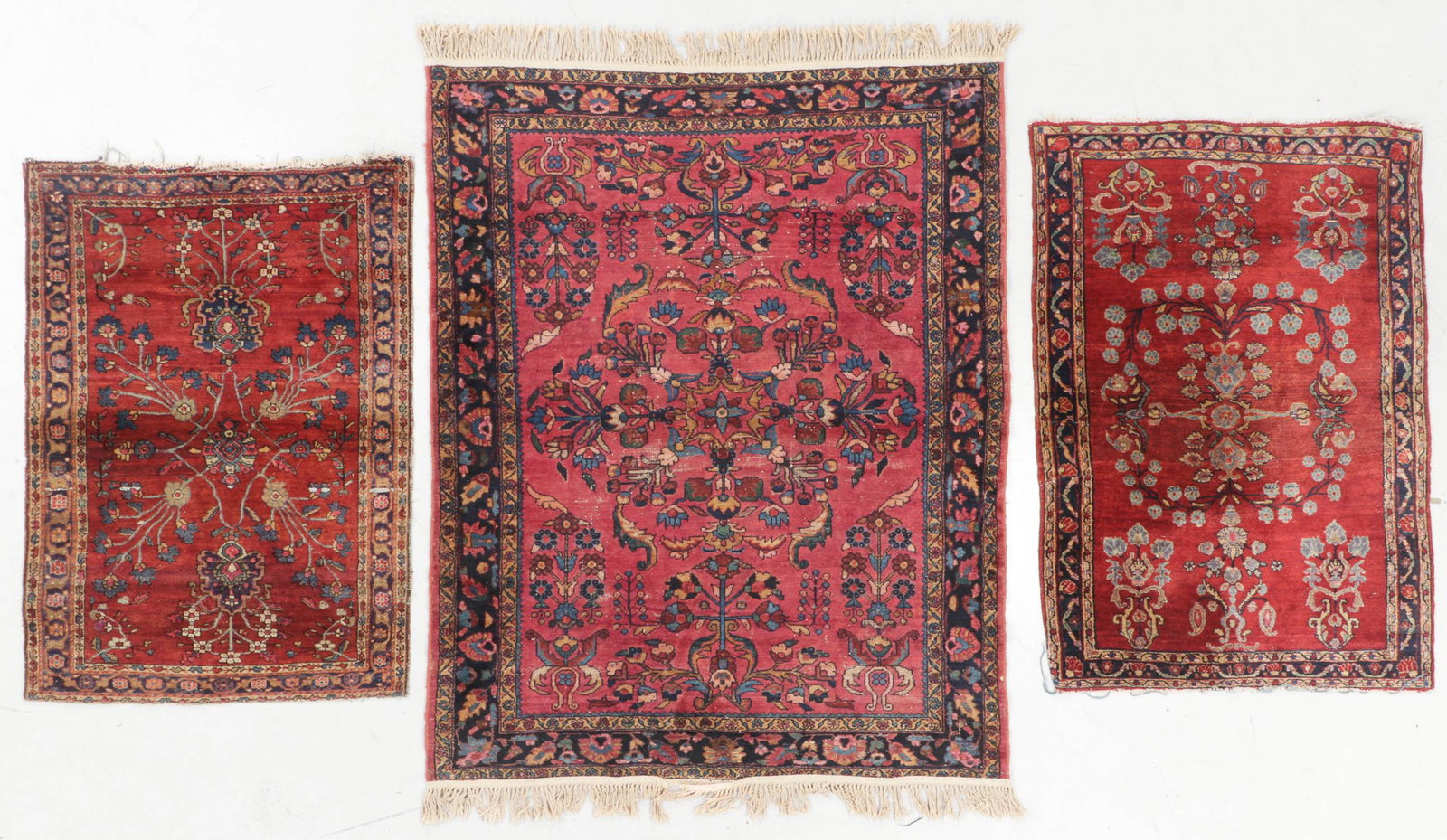 3 Sarouk/Hamadan Rugs, Persia, Early 20th C. (1 of 8)