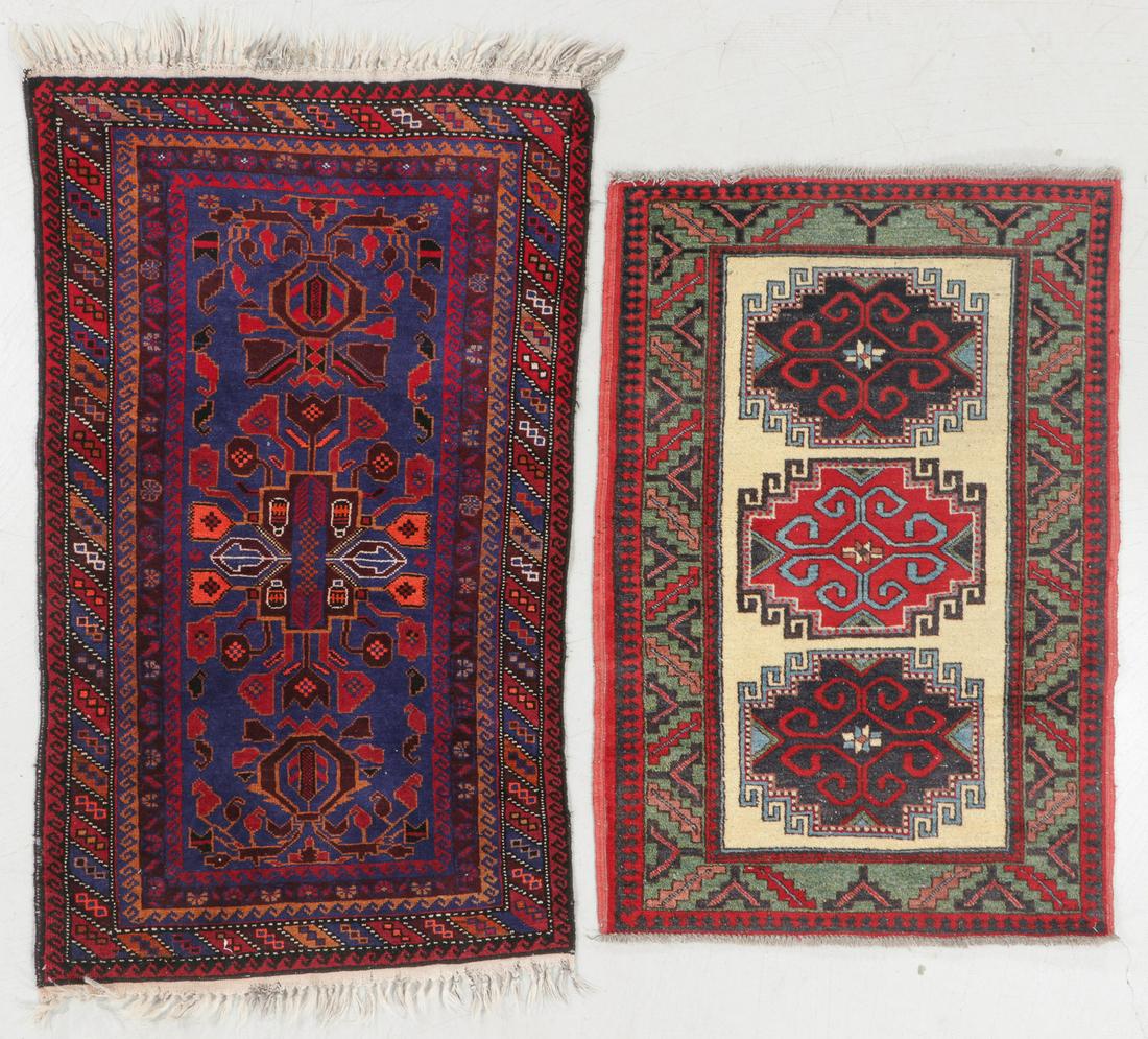 2 Vintage Afghan Rugs (1 of 8)