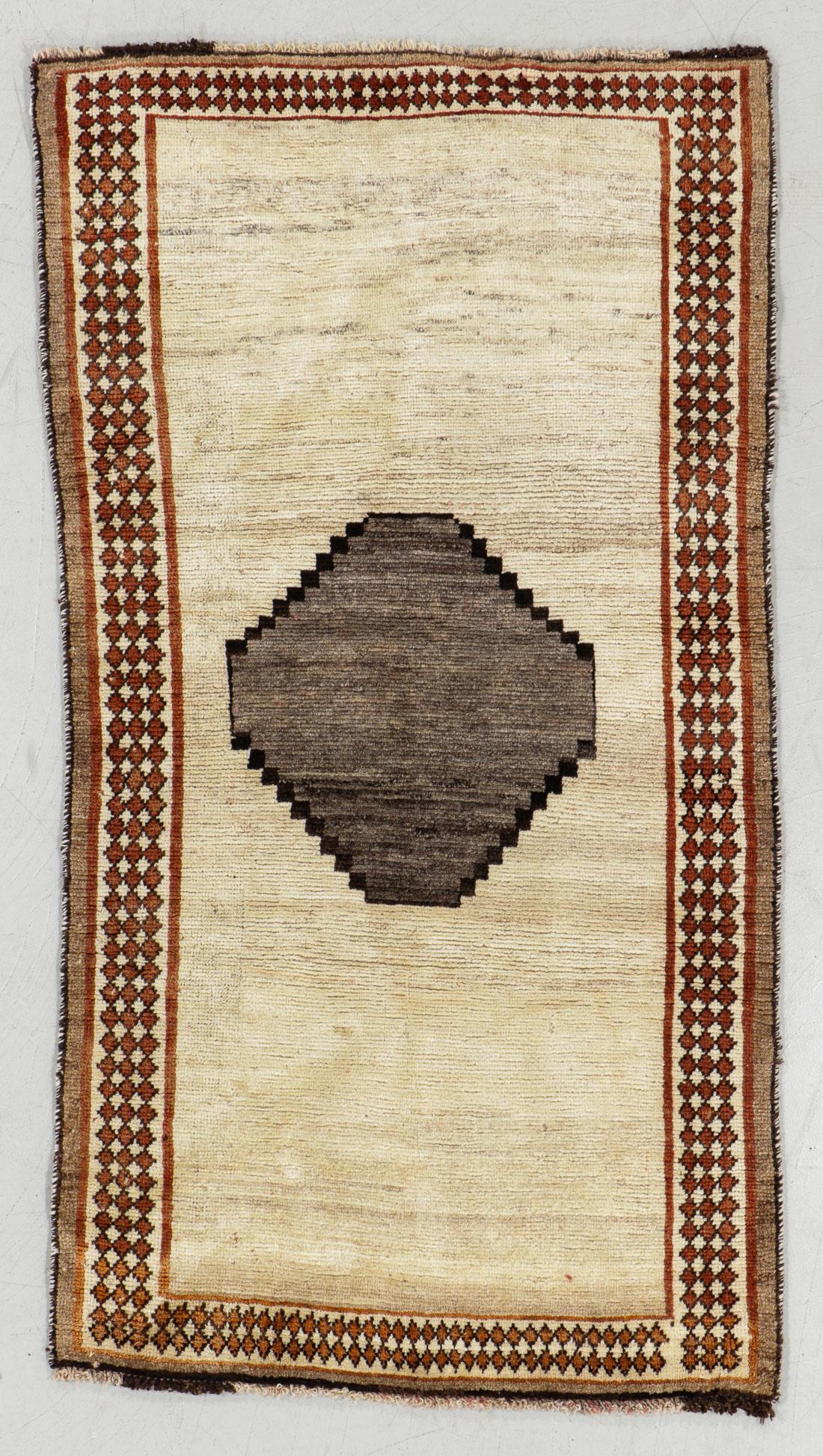 Gabbeh Rug, Persia, Mid 20th C., 3'1'' x 5'8'' (1 of 5)