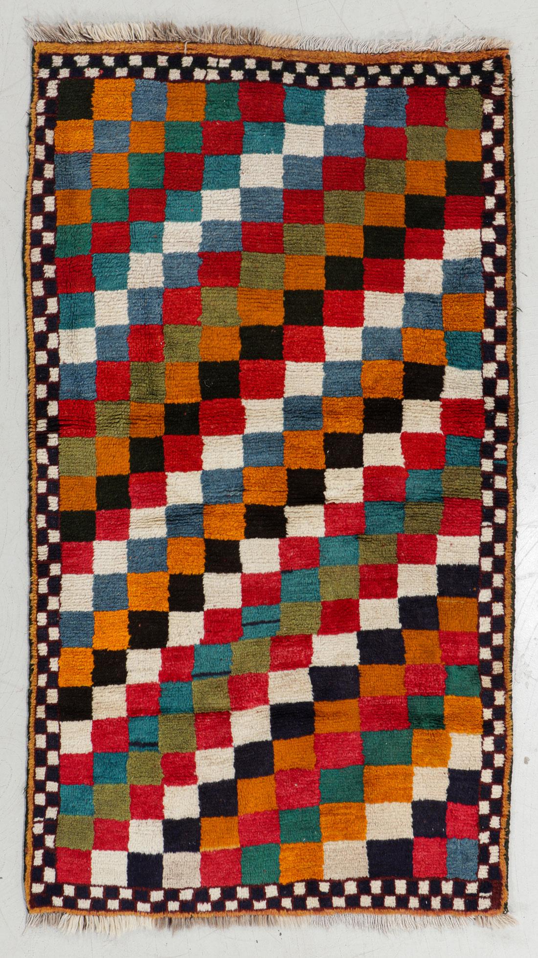 Gabbeh Rug, Persia, Mid 20th C., 3'3'' x 6'3'' (1 of 5)