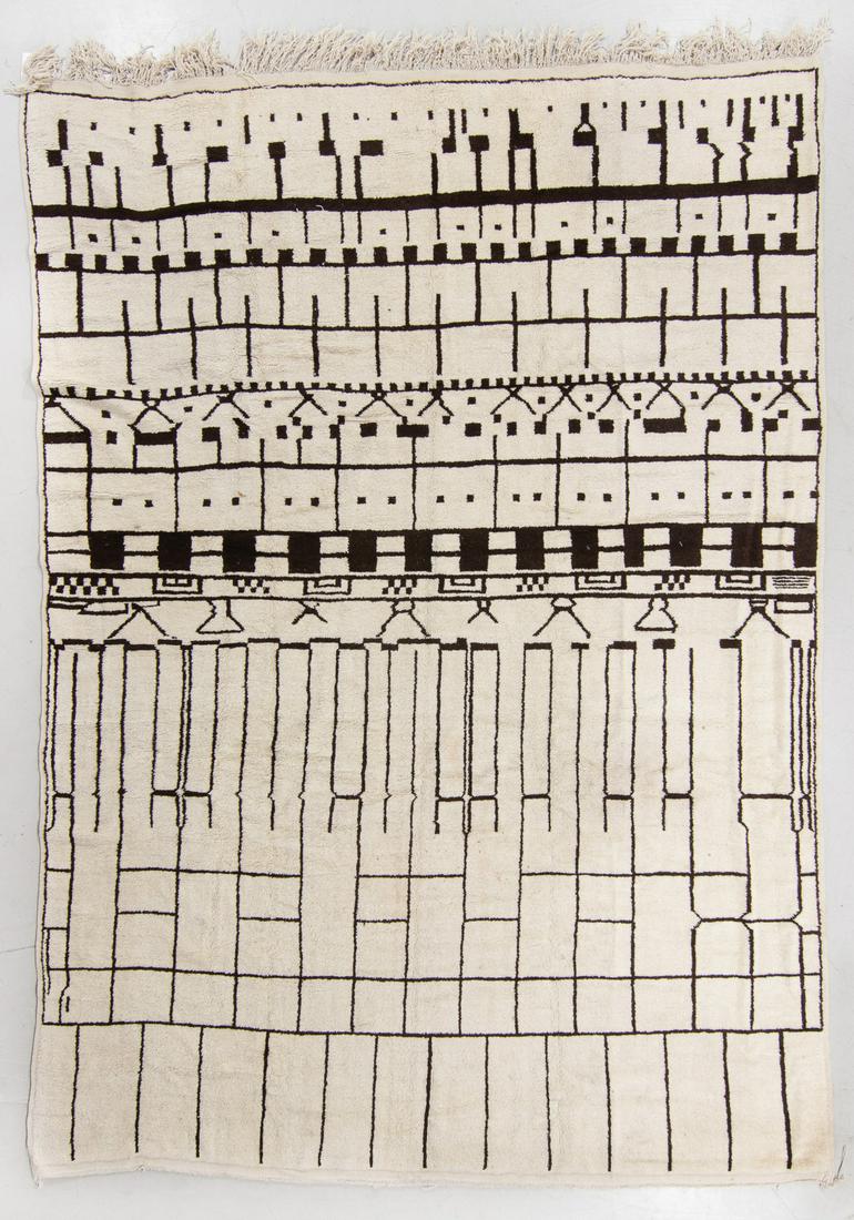 Beni Ourain Rug, Morocco, Late 20th C., 9'5'' x 13'1'' (1 of 5)