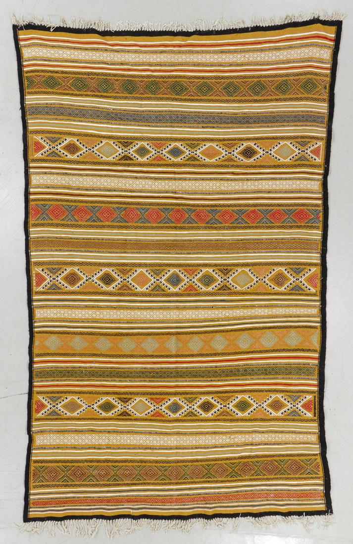 North African Kilim, Tunisia, Mid 20th C., 6'5'' x (1 of 5)
