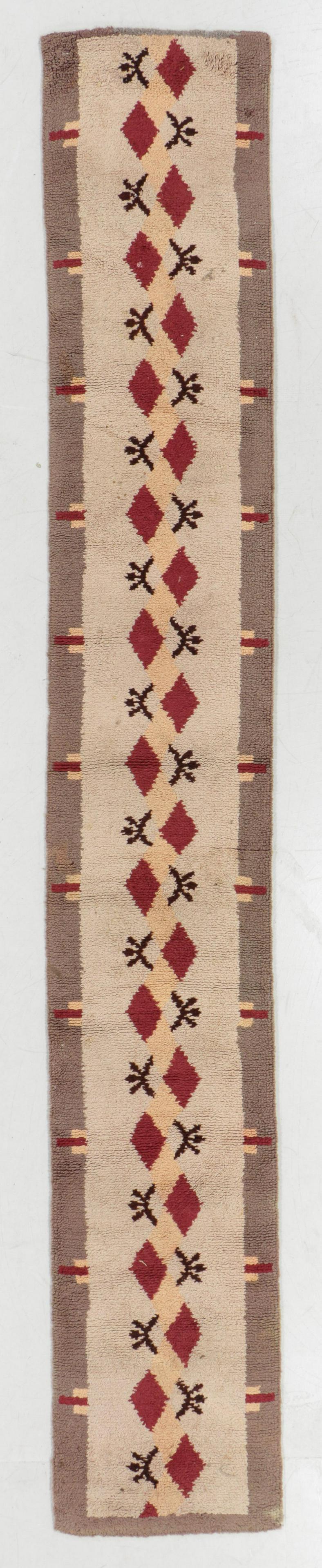 Art Deco Rug , Spain, Early/Mid 20th C., 2'1'' x 13'2'' (1 of 5)