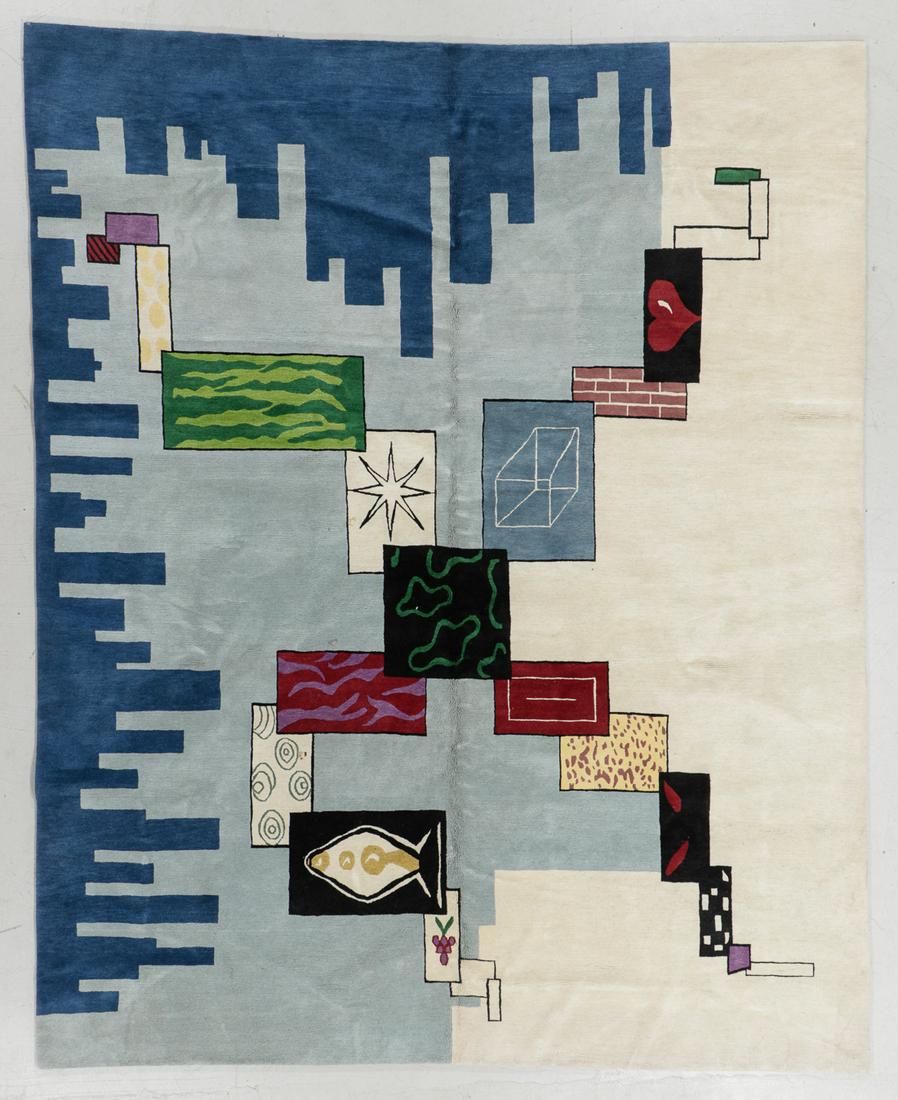 Modern Artisan Design Rug, Nepal, Late 20th C., 8'1'' x (1 of 6)