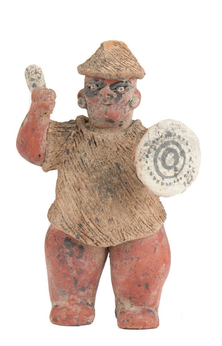 Pre-Columbian Nayarit Style Pottery Warrior Figure (1 of 7)