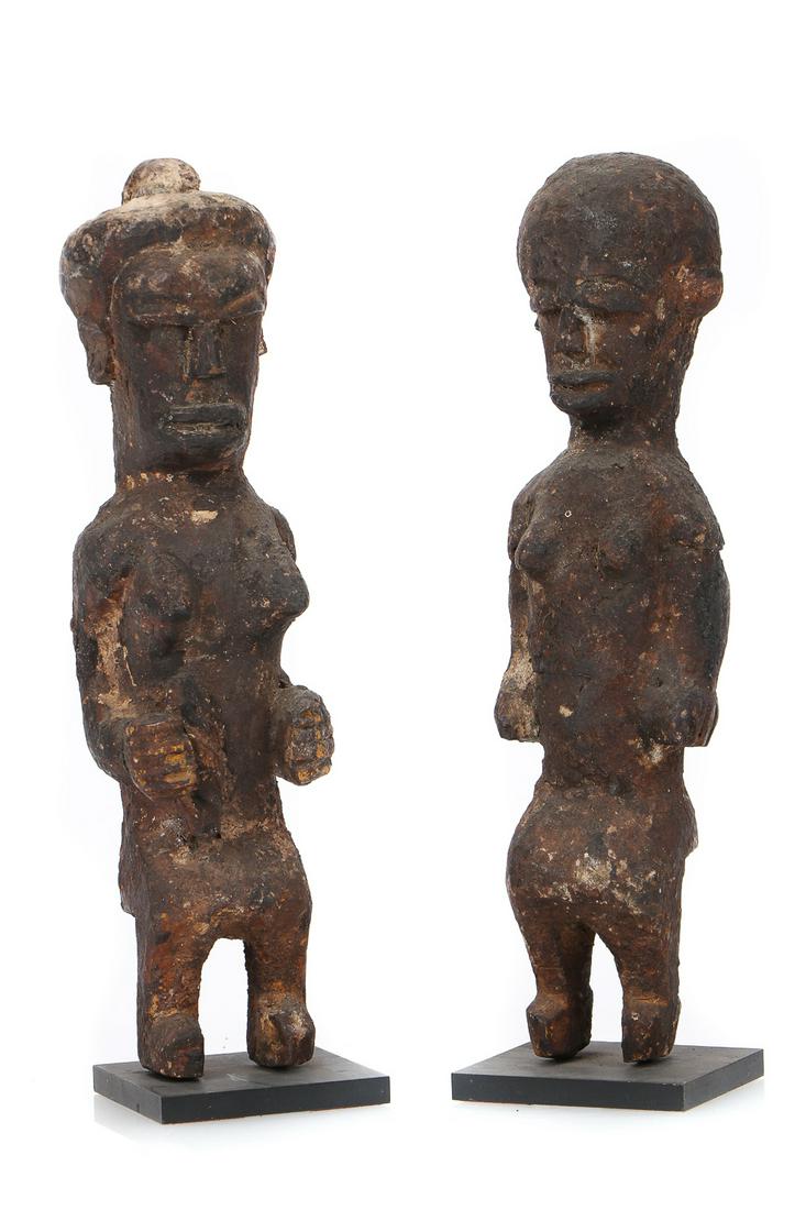 Two Lobi Figures, Burkina Faso (1 of 6)