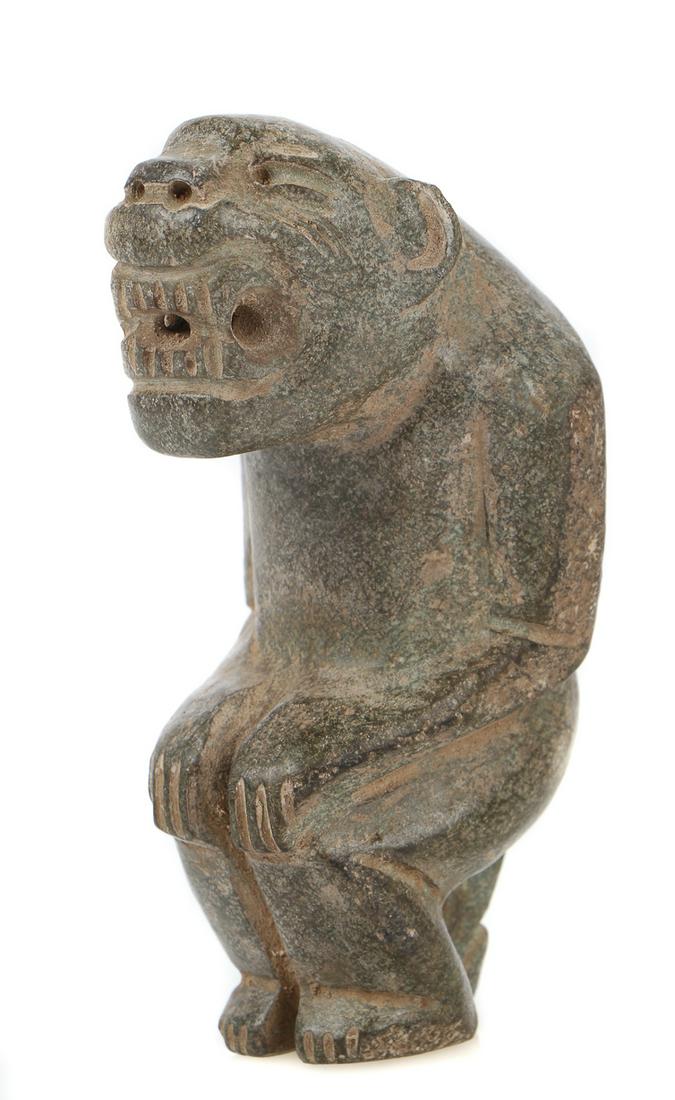 Pre-Columbian Style Carved Jade Jaguar (1 of 7)