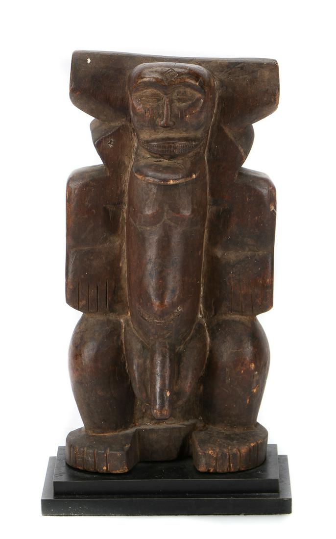 African Chokwe Carved Wood Figure (1 of 6)
