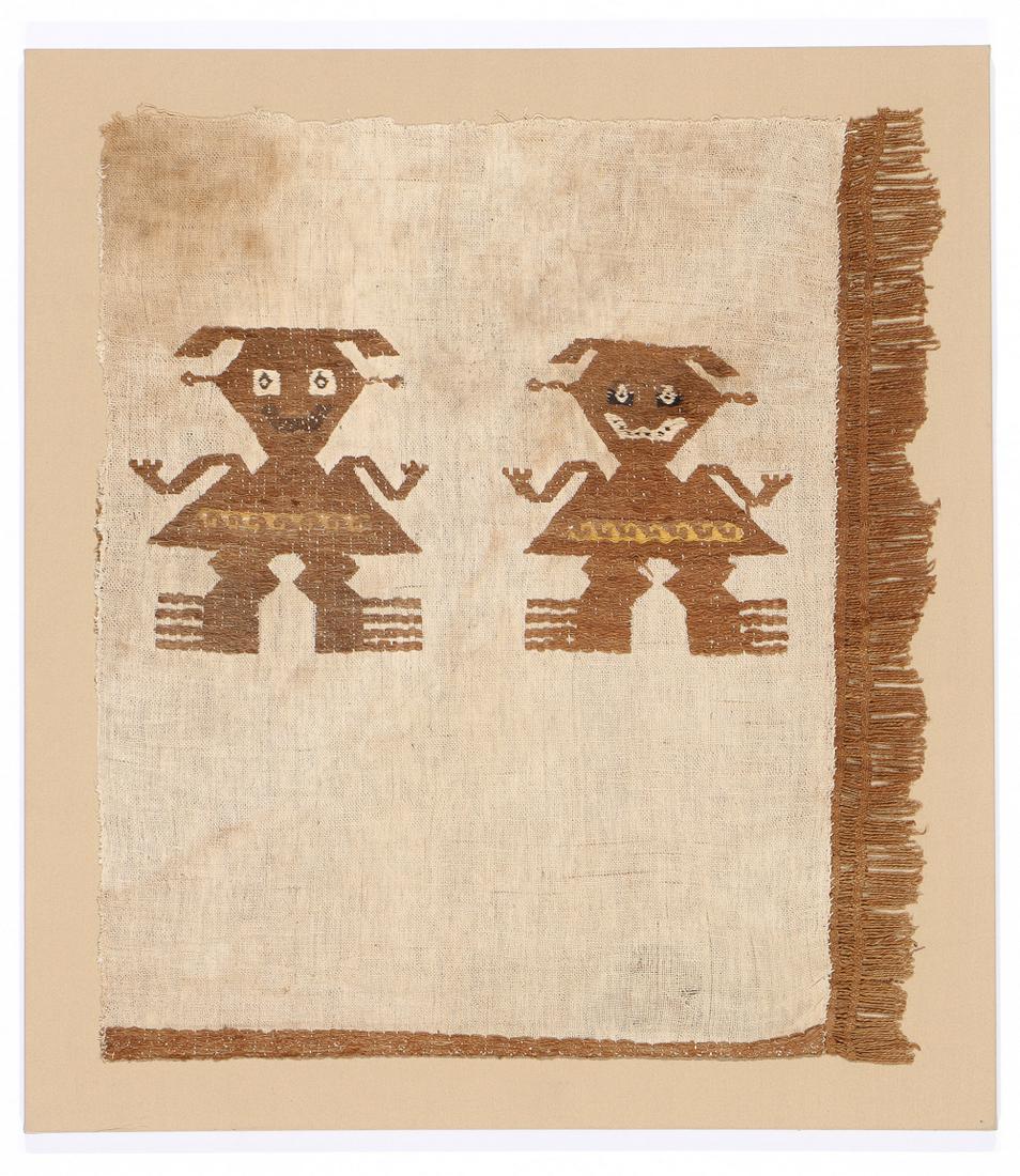 Pre-Columbian Chimu (1100-1400 CE) Figural Textile, (1 of 4)