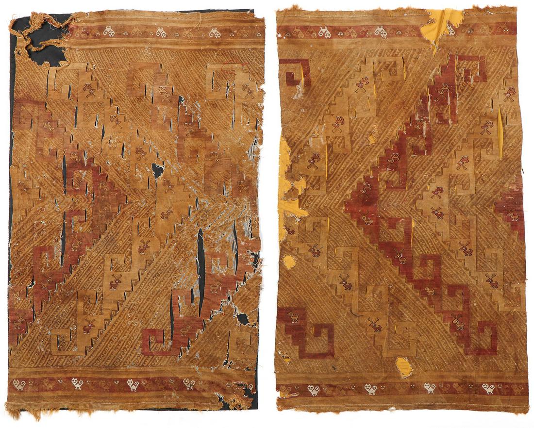Two Sections of a Pre-Columbian Chimu (1100-1400 CE) (1 of 5)